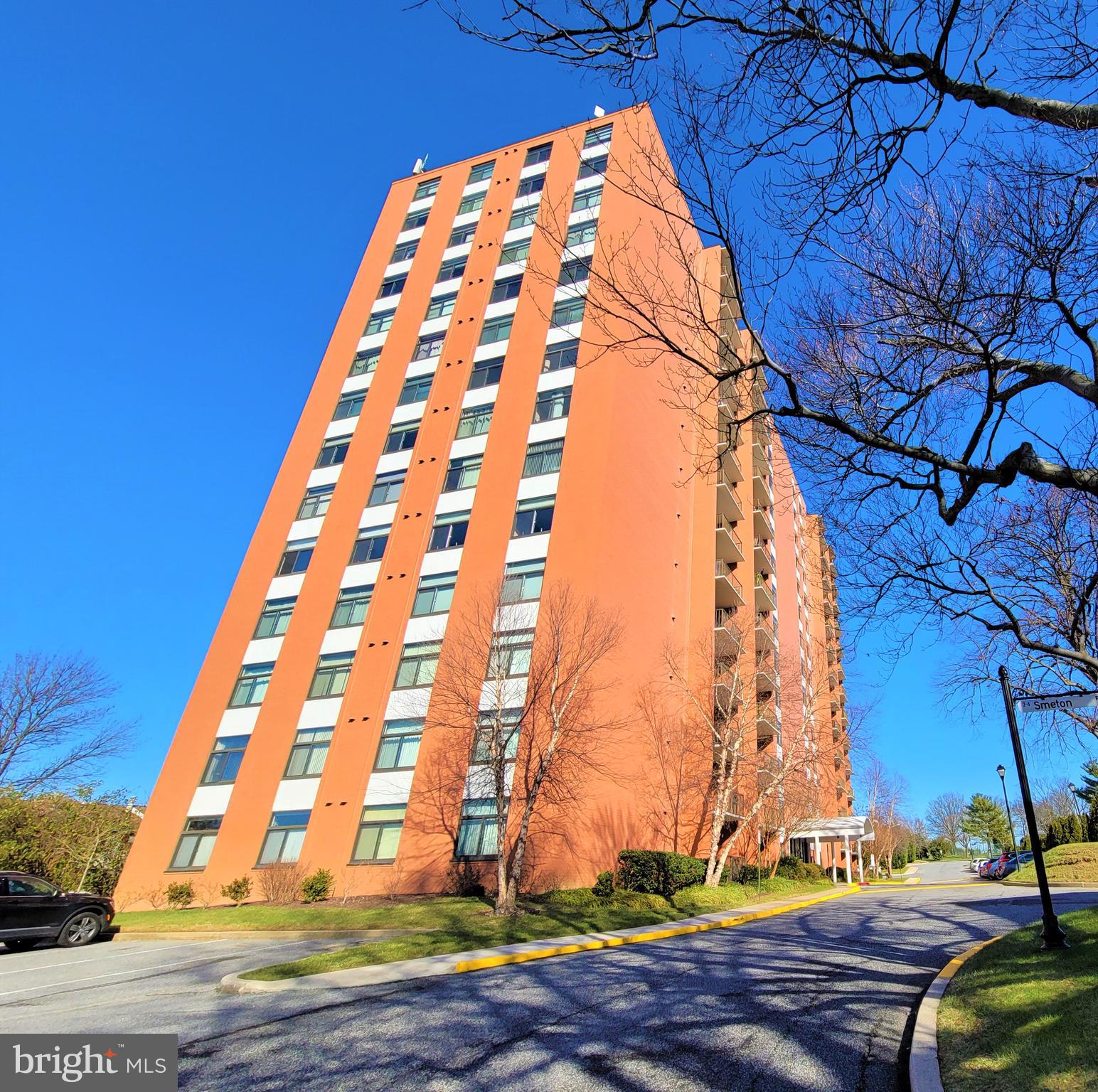 At heart of Towson, Two bed, 2 full bath condo on the main level. Avoid the Elevator travel. Has alternate outside access to the unit.  Separate secured storage space. Washer and Dryer inside the unit. Condo fees $467/month which includes all grounds maintenance, pool, parking, trash, electricity and water.  Yes, Electricity too. Secured gated community with security on duty. Finest community with the swimming pool, tennis and basketball courts and ample parking for residents and guests.