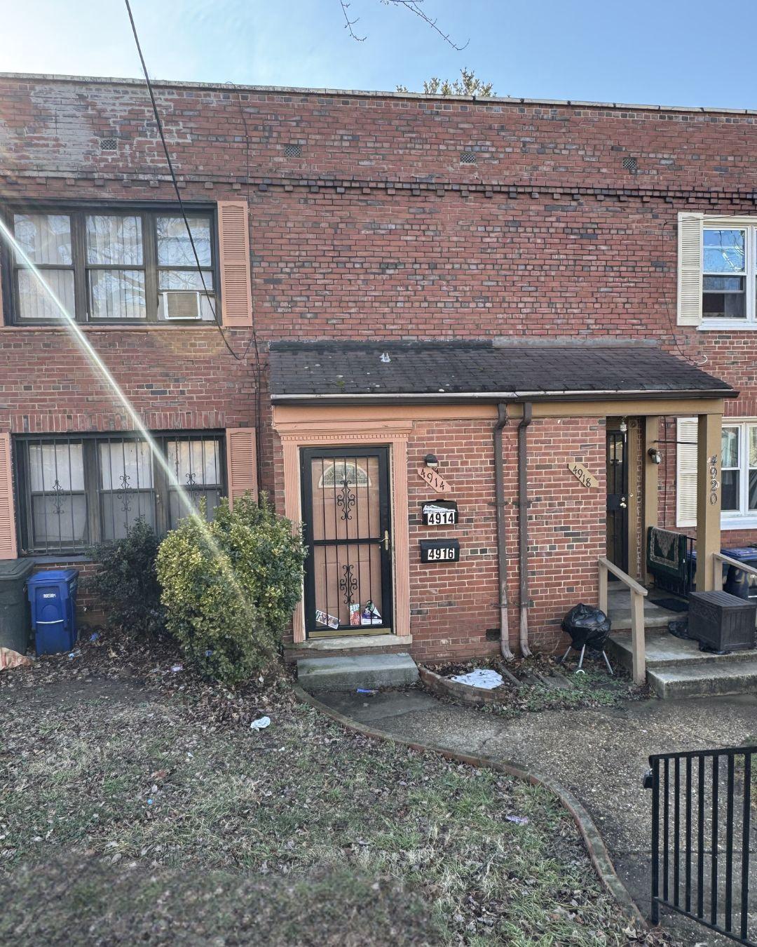 Investor opportunity in Deanwood! Imagine the possibilities with this 2-unit duplex featuring two 1-bedroom, 1-bathroom units. Ideal for generating rental income or house hacking by living in one unit and renting the other. Conveniently located less than a mile from Metro and bus lines, this property offers easy access to Capitol Hill and Downtown DC; an attractive feature for future tenants. Property is being sold AS-IS.