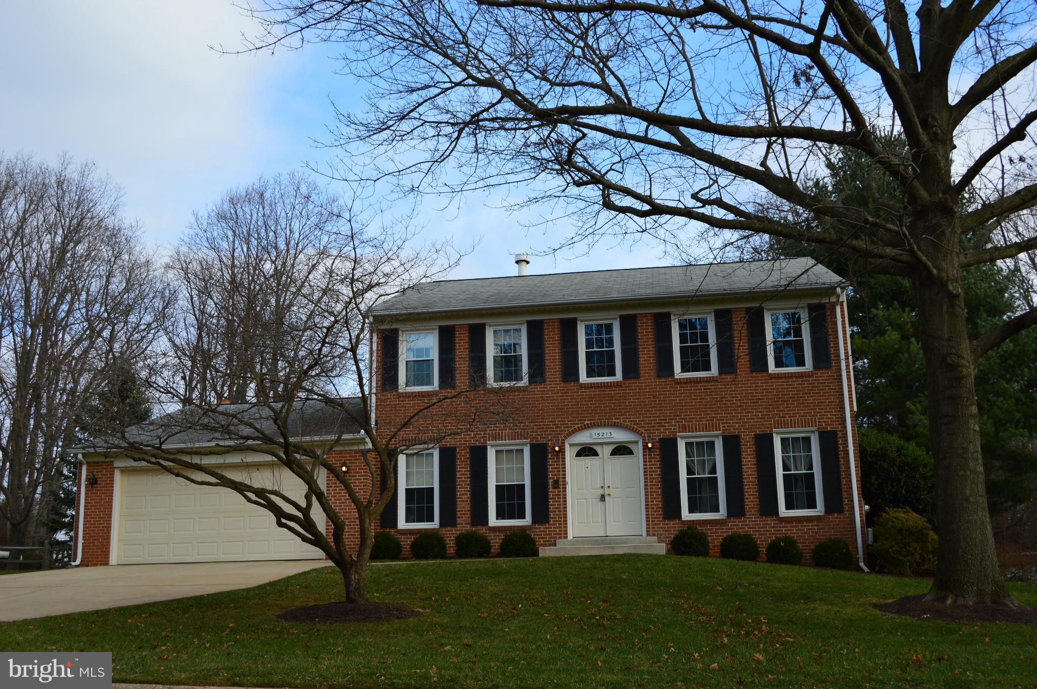 Wonderful Heiser Colonial  in a sought after neighborhood in Cloverly.  Glistening Hardwood flooring,. Both bathrooms upstairs have double sinks and bathtubs. Spacious floor plan with family room w f/p off the kitchen and door out to the back yard patio and fenced backyard.  Full unfinished basement with room to make it your own space..  Windows have been replaced, appliance updated. Cul-de-sac