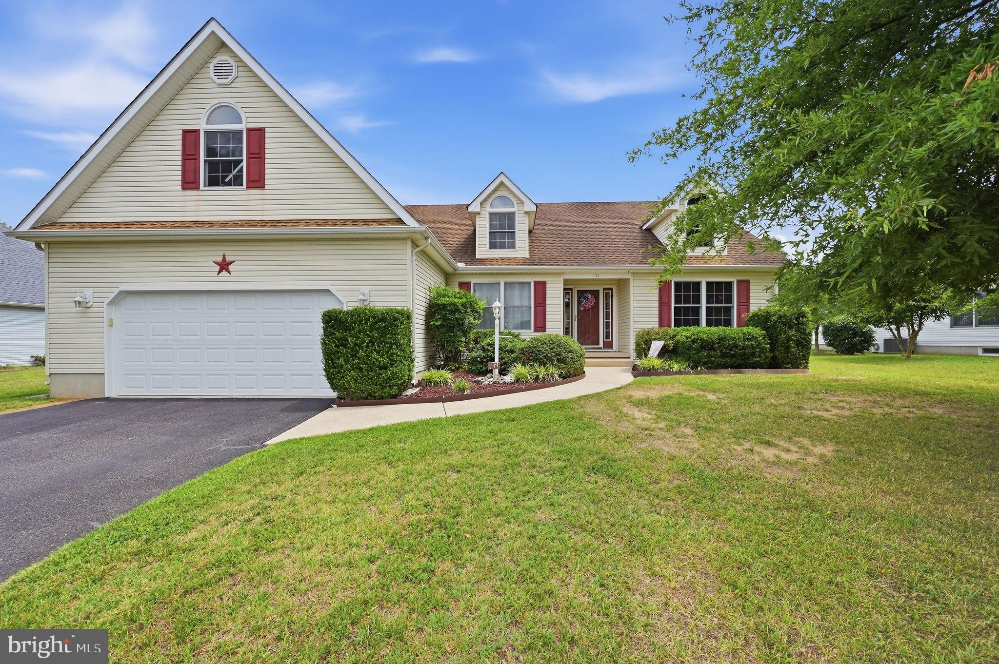 Welcome home to this beautifully maintained 4-bedroom, 2-bath ranch/Cape Cod style home offering over 2,200 square feet of comfortable living space on a spacious ½-acre lot in the desirable Camden area. Designed with an inviting open-concept floor plan, this home offers the perfect blend of everyday comfort and entertaining space.

As you enter through the welcoming vestibule, you'll immediately appreciate the open sightlines to the formal dining room with hardwood floors, the spacious family room featuring a cozy fireplace, and the expansive eat-in kitchen. The kitchen is truly the heart of the home, offering an abundance of granite countertop space, plentiful cabinetry, ample storage, and all appliances included—refrigerator, built-in dishwasher, washer, and dryer—making this home truly move-in ready. A separate breakfast nook provides the perfect spot to enjoy your morning coffee while overlooking the yard.

The thoughtfully designed split-bedroom floor plan provides privacy for everyone. Two generously sized bedrooms are connected by a convenient Jack-and-Jill bathroom, while the main bedroom is privately situated toward the rear of the home. The oversized primary suite is a peaceful retreat featuring a spacious walk-in closet, a relaxing sitting area, and a luxurious ensuite bathroom complete with dual vanities, a separate shower, and a deep jetted soaking tub; creating your own private spa-like escape.

Just beyond the main living area, the bright sunroom invites you to relax year-round and opens directly onto a low-maintenance composite deck, making outdoor entertaining effortless. The backyard offers plenty of room to enjoy the outdoors while taking advantage of the generous half-acre homesite.

Upstairs, you'll discover even more possibilities. The unfinished attic provides abundant storage or the opportunity to create additional living space in the future. Just off the attic is an oversized bonus room currently being used as a pool room and serving as the fourth bedroom. Whether you envision a game room, home office, media room, fitness space, or guest suite, this flexible area can easily adapt to your lifestyle.

Pride of ownership is evident throughout this exceptionally well-maintained home. Recent improvements include freshly cleaned carpets, freshly painted walls, and attractive new lava rock landscaping around the gardens and trees, enhancing the home's curb appeal and making it ready for its next owners.

Conveniently located near walking trails, open green spaces, shopping, restaurants, schools, and major commuting routes, this home offers the perfect combination of peaceful living and everyday convenience.

If you've been searching for a spacious home with an open layout, generous bedrooms, exceptional storage, flexible living spaces, and meticulous maintenance, this Camden gem is one you won't want to miss. Schedule your private tour today and experience everything this wonderful home has to offer!