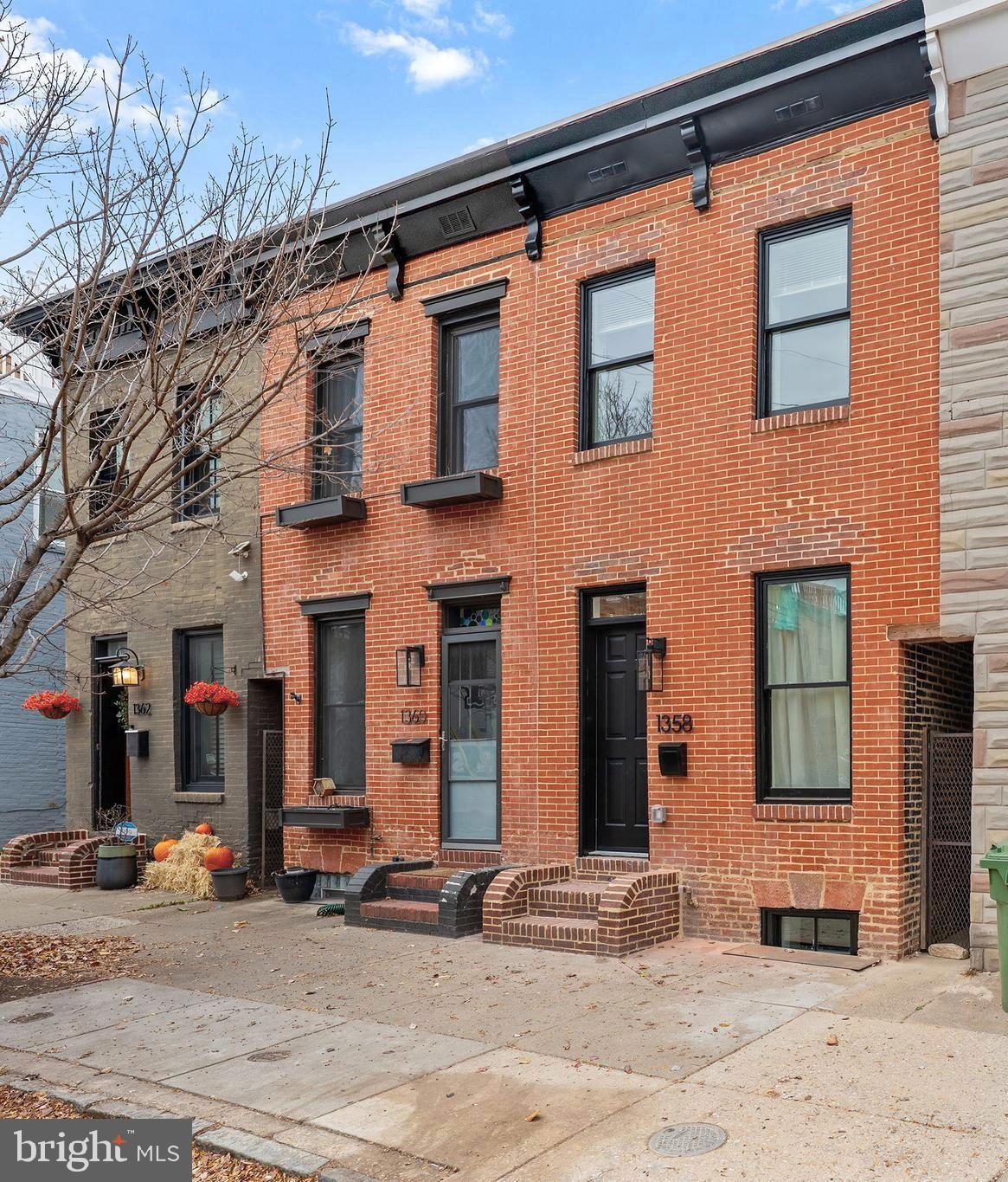 Welcome to 1358 Towson Street — a beautifully renovated CHAP tax credit home in the heart of Locust Point (pending final approval). This fully updated residence blends modern style with classic Baltimore charm, offering valuable tax savings and a prime location just steps from local parks, cafés, neighborhood restaurants, and waterfront amenities.

The main level features hardwood floors, exposed brick accent wall, and an inviting open layout. The renovated kitchen shines with quartz countertops, stainless steel appliances, new custom cabinetry, and direct access to the rear outdoor area—perfect for barbecues, relaxing, or enjoying quiet evenings.

Upstairs, the primary suite is a serene retreat with a stunning designer bathroom showcasing a custom walk-in shower, elegant tilework, and an LED mirror for a spa-like touch. A secondary bedroom offers flexible use and includes a walkout to a private balcony. The hall bath is tastefully remodeled with soft beige tones and contemporary finishes.

The fully finished basement adds valuable living space with its own full bathroom and an additional room—ideal as a guest suite, den, or home office.

This property has a CHAP tax credit application with pending final approval, based on a pre-improvement appraised value of $190,000. The CHAP program significantly reduces annual property taxes for qualifying renovations, helping keep ownership costs low while preserving historic character. Buyers benefit from meaningful tax savings for the duration of the CHAP credit period.

Located in highly desirable Locust Point, this walkable waterfront neighborhood is known for its community feel, local shops, parks, and easy access to the Inner Harbor and major commuter routes.