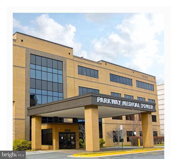 Great Opportunity, adjacent to Reston Hospital, Located in the Pavilion Building. Good condition. Busy Office complex, great location off Fairfax Parkway. 7 exam rooms, Lunch room, Physician offices, and inside bathroom. waiting area,reception area bathroom . Great Location Shows extremely well . Landlord to pay condo fee and taxes. This is a ground Lease.