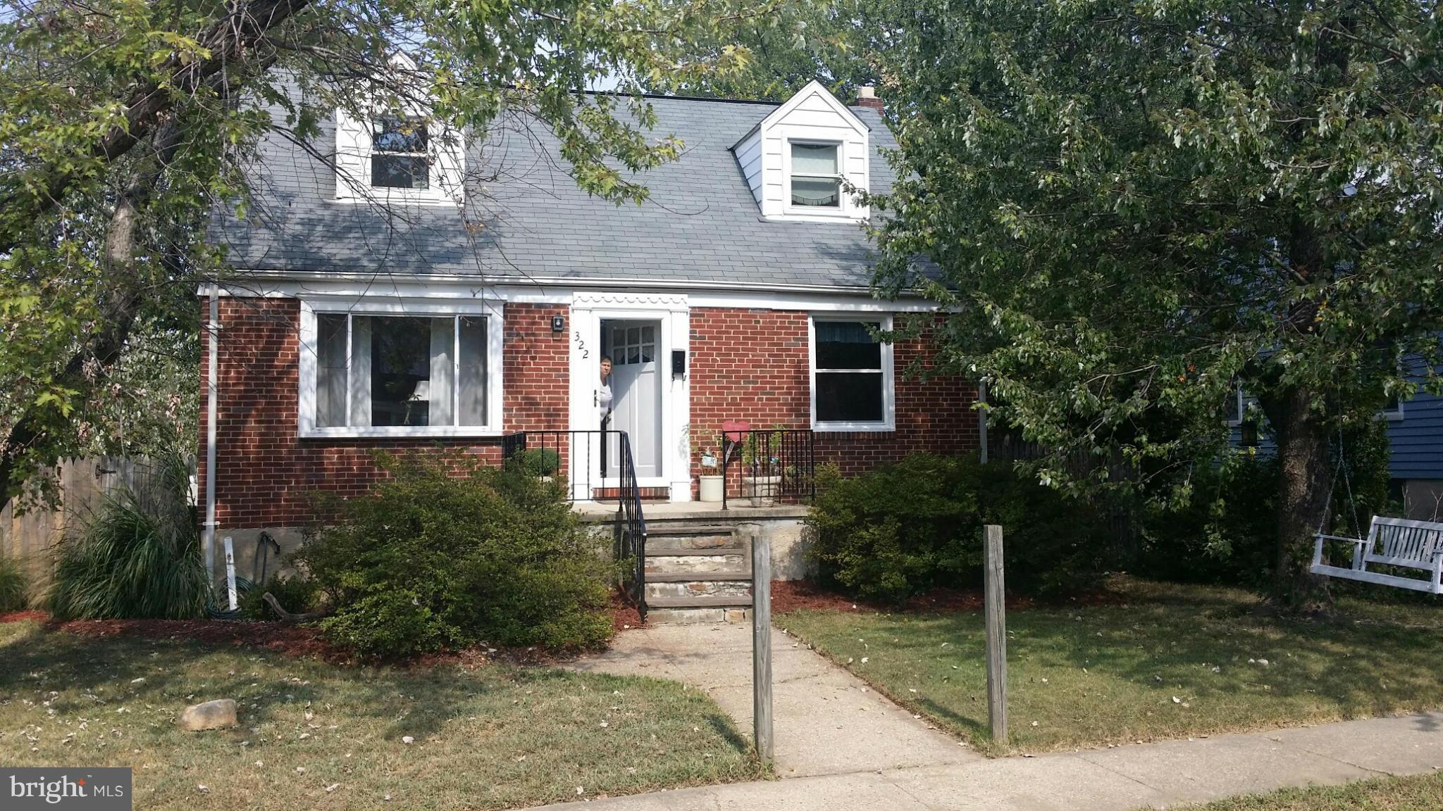 RENT WITH AN OPTION TO BUY!!!  Nice cape cod situated on large/fenced corner lot. Great neighborhood walk to school/park.  Dining room, first floor bedroom, full bath upstairs,sun room overlooking pool and yard. New range & water heater just installed.  New carpet in lower level to be installed & new tile in office area and laundry room.  Make your appt. today!