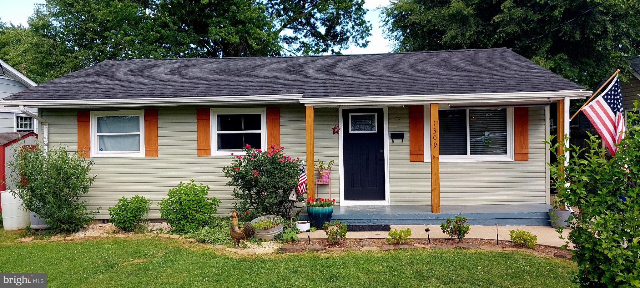 Welcome home to this beautifully updated ranch offering the ease of one-level living and the perfect blend of modern updates and unique character. Featuring 3 bedrooms, 1 full bath, and an open-concept layout, this move-in-ready home has been thoughtfully renovated throughout.

The inviting living room is filled with natural light from a large picture window and features a beautiful wood accent wall that adds warmth and charm to the space. The adjoining hallway showcases stunning block paneling, creating additional character and visual appeal.

The remodeled kitchen is the heart of the home and is sure to impress. Updated in 2025, it features freshly painted cabinetry with updated hardware, a newly added pantry, new refrigerator and microwave, dishwasher is approx. 3 years old, recessed lighting, brick backsplash and accent walls, live-edge wood shelving, and a gorgeous breakfast bar topped with a live-edge wood countertop. The open design allows for seamless flow between the kitchen and living area, making it ideal for everyday living and entertaining.

The beautifully renovated bathroom was completely remodeled in 2025 and offers a new bathtub, tiled tub/shower surround, tiled flooring, updated lighting, and a truly one-of-a-kind double-bowl vanity crafted from a vintage buffet. This stunning space combines modern finishes with timeless character for a look you won't find anywhere else.

Additional updates include new luxury laminate flooring throughout the home, fresh paint throughout, exterior has been freshly painted, and a fully encapsulated crawl space completed in 2025 with new insulation, providing added efficiency and peace of mind. The home is served by a heat pump with central air conditioning for year-round comfort.

Step outside and enjoy the covered front porch, rear concrete patio, attached storage room, and detached storage shed. The large, fully fenced backyard offers endless possibilities with plenty of room for pets, gardening, outdoor gatherings, and evenings around the firepit. A perfect oasis to come home to! 

Conveniently located just minutes from shopping, dining, and entertainment, this home is also within close proximity to the Shenandoah River and Shenandoah National Park, making it a dream location for outdoor enthusiasts. Commuters will appreciate the quick access to I-66.

Whether you're a first-time homebuyer, looking to downsize, or simply searching for a home that offers modern updates, unique craftsmanship, and a convenient location, this property is ready to welcome you home. In town location that inspires a country feel!