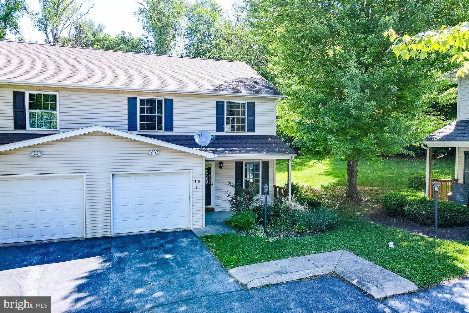 Why rent when you can own this? This move-in ready condo features an open living room/dining room design, plentiful windows and natural light, 3 large bedrooms, 2.5 baths, gas heat, central air conditioning, and a one-car garage. Situated on the best lot in Sheller's Cove, this home is on a cul-de-sac and offers ample green space behind and next to it, as well as proximity to the bike path, pool, parks, schools, shopping, restaurants and more. New roof in 2021 and an outside storage shed. Relax on the front porch and the back deck and watch someone else take care of the outside....easy condo living at an affordable price! There is a crawl space.
*Some of these rooms are staged.