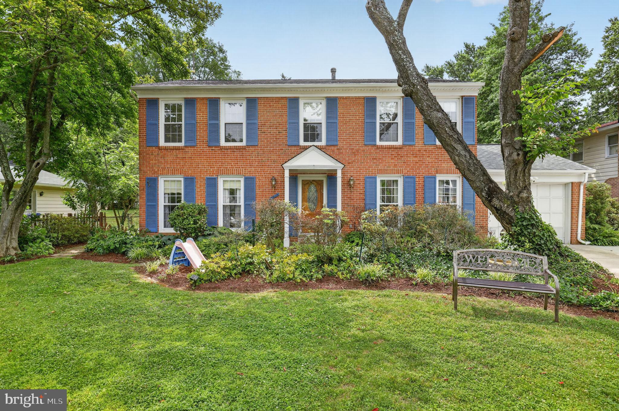Welcome to 8912 N. Westland Drive, a beautifully maintained four-bedroom, two-and-a-half-bath colonial offering timeless curb appeal, thoughtful updates, and a functional layout designed for comfortable everyday living. Warm hardwood flooring, abundant natural light, and classic architectural details create an inviting atmosphere throughout the home.

The main level features a spacious living room, a formal dining room ideal for entertaining, and an updated table-space kitchen with cherry cabinetry, Corian countertops, a large bay window, and generous workspace for cooking and gathering. A welcoming family room with a fireplace provides the perfect place to relax, while a convenient powder room completes the level.

Upstairs, the private bedroom level offers four generously sized bedrooms, including a comfortable primary suite with its own en-suite bath, along with an additional full bathroom to accommodate family and guests.

The finished lower level provides valuable flexible living space that can easily serve as a recreation room, home office, fitness area, playroom, or media room, along with additional storage options.

Outside, enjoy a beautifully landscaped backyard with mature plantings and ample green space for outdoor dining, gardening, or simply unwinding. The attached garage and driveway provide convenient off-street parking.

Ideally located just minutes from I-270, MD-355, the Intercounty Connector (ICC/MD-200), and the MARC Train, this home offers an easy commute throughout the Washington metropolitan area. Everyday conveniences are close at hand, including shopping, dining, and entertainment at Lakeforest, Rio, Downtown Crown, and Kentlands. Outdoor enthusiasts will appreciate nearby Bohrer Park, Seneca Creek State Park, and local trails, while cultural attractions such as the Gaithersburg Community Museum and Arts Barn add to the area's appeal.