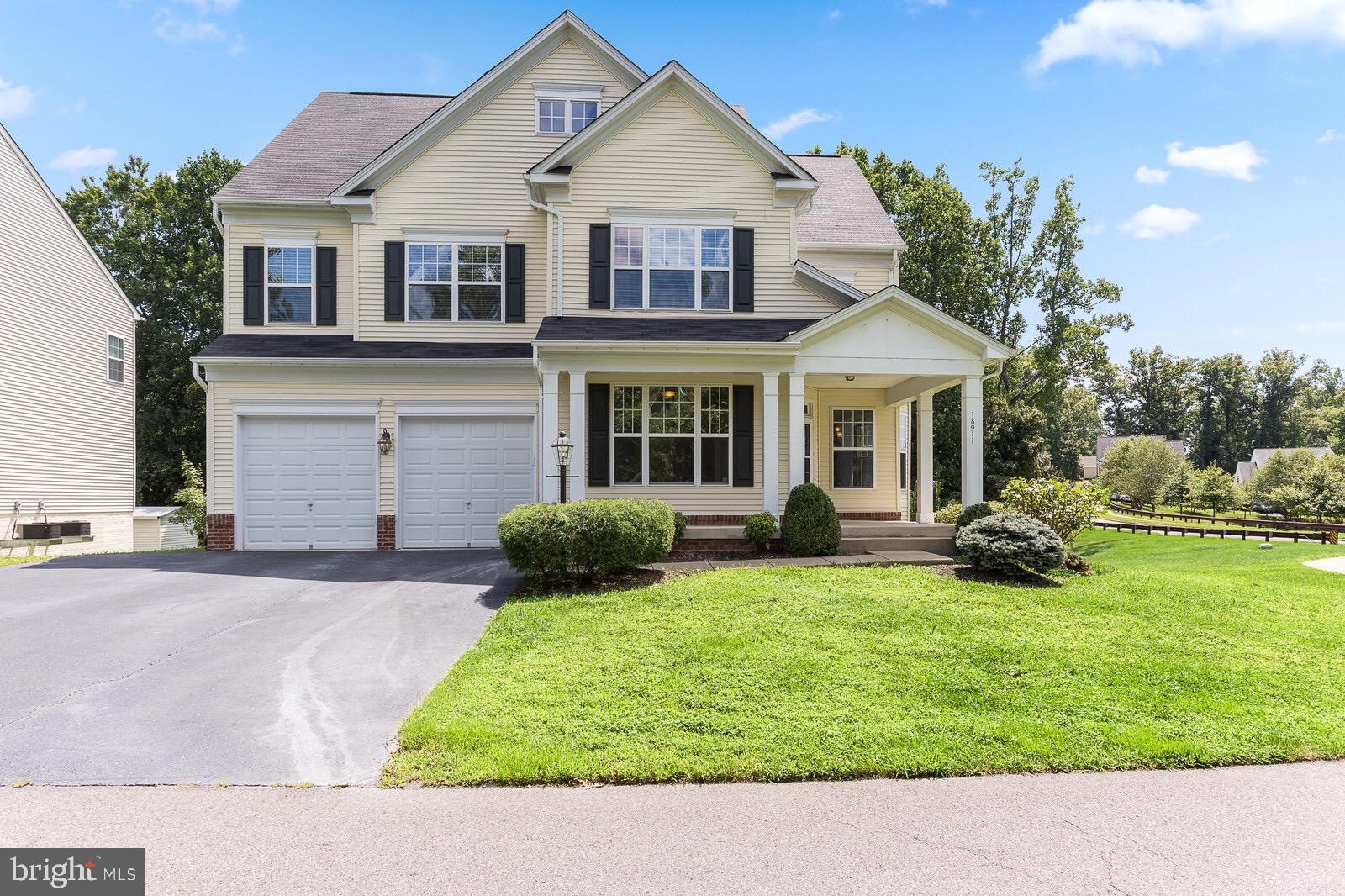 Don't Miss This Gem!!  5BR/3.5BA Colonial on a quiet cul da sac just a stones throw from Quantico MCB, I-95 and Rte 1! This home offers natural light from large windows throughout highlighting beautiful hardwood floors; eat in gourmet kitchen with cherry wood cabinets, double oven, five burner gas stove, stainless steel appliances, granite countertops; looks onto a cozy family room with gas fireplace. Spacious formal dining room with crown molding and bay windows, office with large bay window, and half bath complete the main level living area.  Sliding doors lead out to a beautiful deck perfect for weekend barbecues while listing to your favorite music from built in outside speakers. Deck looks onto a private landscaped fenced back yard with large mature trees that line the other side of the fence.  Second floor has a bright and airy master bedroom with a tray ceiling, his and hers walk-in closets w/organizer system, en-suite bath with his/hers sinks, 2 additional full baths and 3 additional bedrooms;  laundry room making chores a breeze.  The freshly painted basement has brand new carpeting, a 5th bedroom, a full bath rough in; extra room to use for hobbies, and a bonus room that leads out to a stamped concrete patio.  A new roof in 2018; built in speakers throughout the home to include the garage and deck; underground sprinkler system compliment this beautiful home.