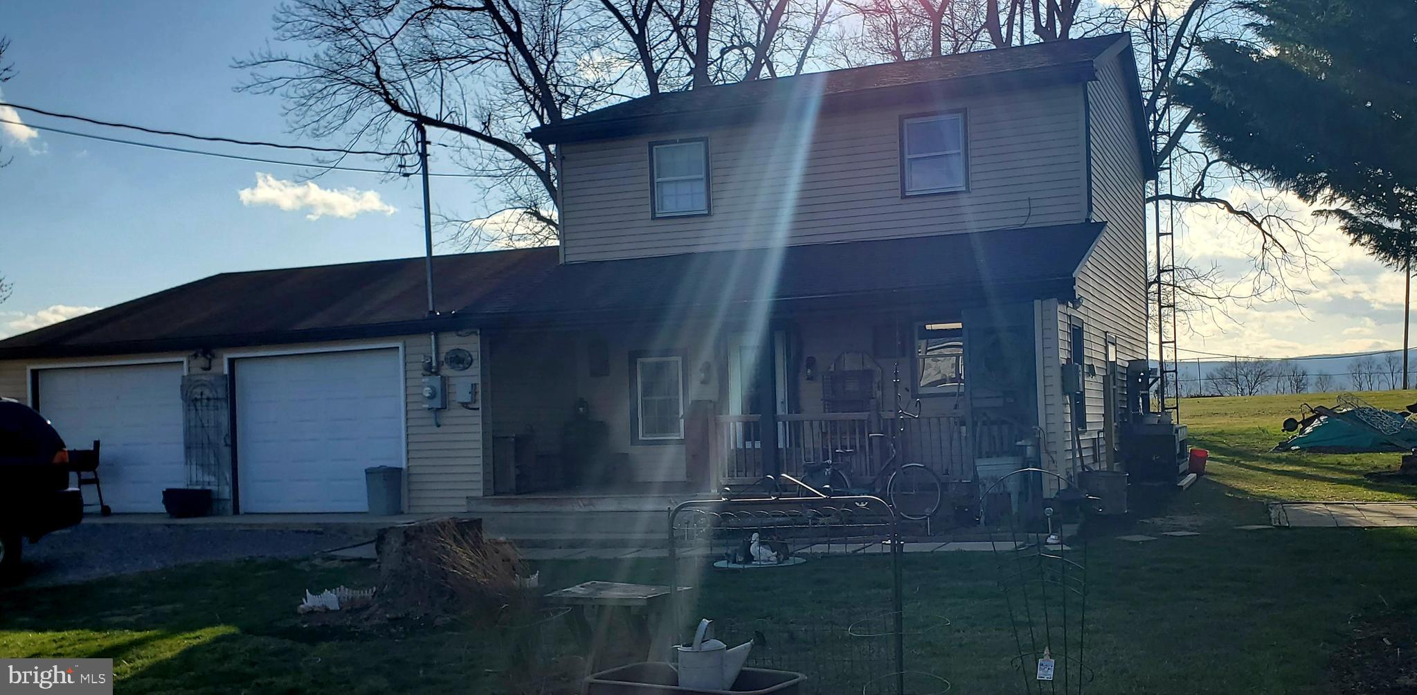 Great Starter Home at the edge of the quiet village of Lemasters. Large eat-in kitchen and spacious Living Room. The house sits near the back of the lot giving a large level front yard for landscaping, as the present owner has done, or for activities. Low taxes make this home very affordable.