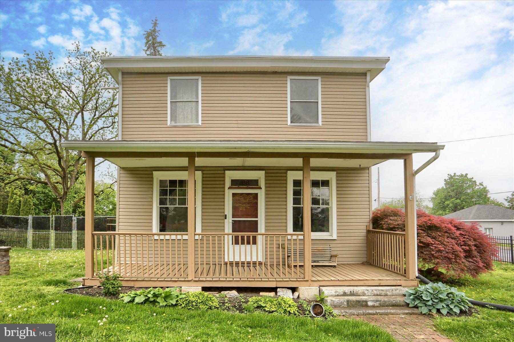 3 Bedroom, 2 Story, Detached Home with a huge Detached 2 Car Garage on a .67 acre Commercially Zoned Lot in Colonial Park. Gas Heat and Central Air! Updated KraftMaid Kitchen and Bath. You are 1 block from Route 22/Jonestown Road. McDonald's and Popeye's are your neighbors. Enjoy your 23-foot covered porch away from the busy road while you plan the business you will open on this vast property. Approved Commercial Options in the document section of this advertisement.