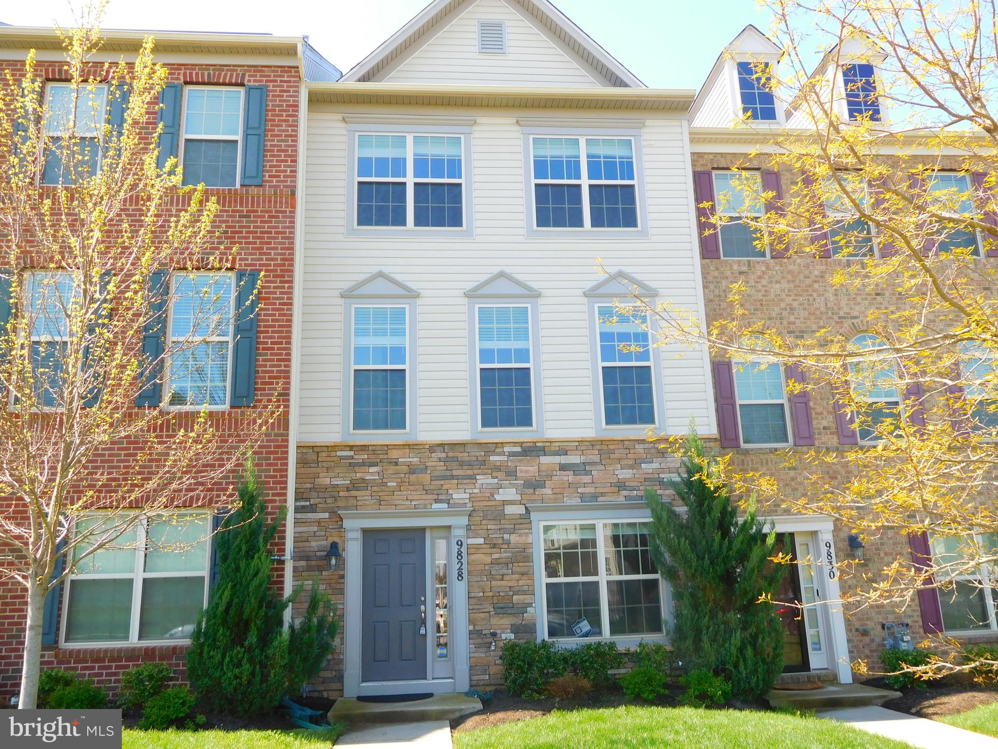 LOCATION! LOCATION! LOCATION! Welcome to Your New Home, Gorgeous 3 - Level Townhome with beautiful features and lots of parking spaces, located in the highly desired Woodmore Towne Centre community. This well maintained, very bright and clean townhome is in excellent condition. It features 3 bedrooms, 2 full-baths, 2 half-baths, a kitchen w/granite countertops and stainless steel appliances, a balcony, and an attached 2-car garages with space for two additional cars behind it. There's a large space on the main level that could be used as a home office, a rec-room, or it can be converted into a 4th bedroom. The primary bedroom on the upper level complete with a spacious walk-in closet and an en-suite bathroom. Community amenities include Basketball Courts, Community Center, Outdoor Swimming Pool, Tennis Courts, and Tot Lots. A perfect home in a dream location! Tons of stores and restaurants nearby with a very short drive and/or within walking distance: such as Wegmans, Costco, Nordstrom Rack, Best Buy, Starbucks, Cava, Copper Canyon Grill, Japanese Steakhouse, Milk and Honey, Chick-fil-a, and easily accessible to all major highways. A MUST SEE!