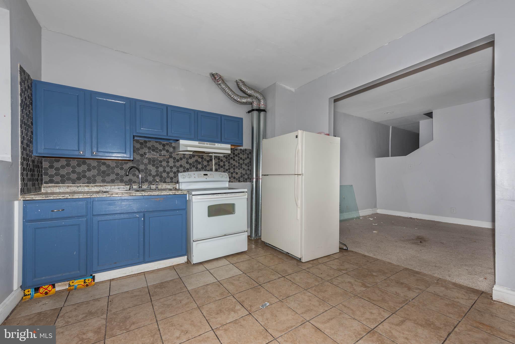 GREAT OPPORTUNITY FOR THE SAVVY INVESTOR LOOKING FOR THEIR NEXT TURN KEY OPPORTUNITY.  This porch front rowhome has a main level with a living room, dining room, and spacious kitchen, upper level with 3 bedrooms and 1 full bath.  Convenient to downtown Baltimore, 295, and 95.  Sold As-Is.  Buyer responsible for clearing any vacant property notice after settlement if one exists.