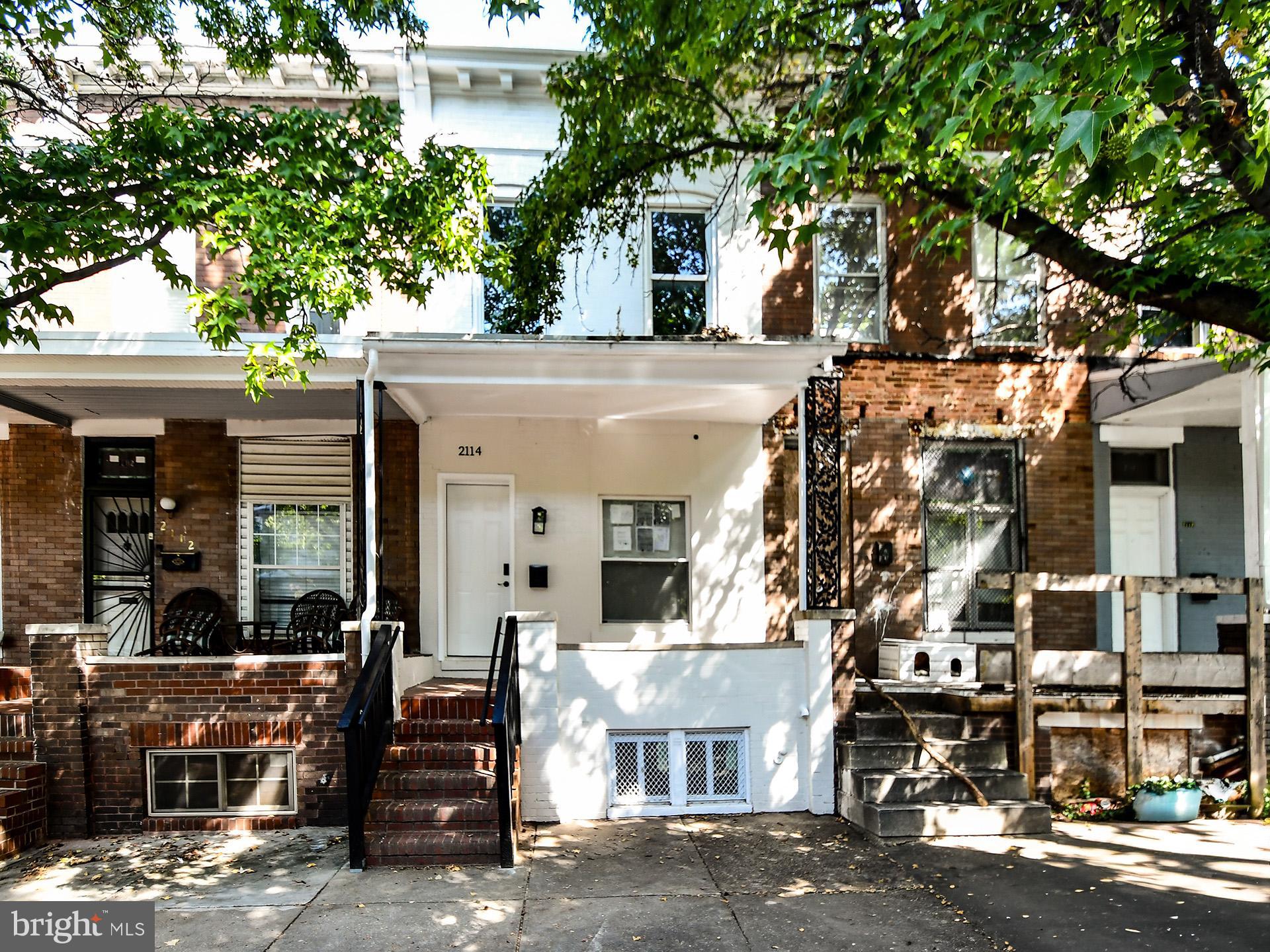 This charming 3 bedroom, 3.5 baths townhouse offers a perfect blend of modern convenience and historic charm. The home has been recently updated with stainless steel appliances and includes an in-unit washer and dryer. You’ll love the private fenced backyard, perfect for relaxation. Plus, the location is fantastic, right across from Clifton Park and Golf Course, with easy access to Belair Road and nearby shopping centers. It’s a must-see!