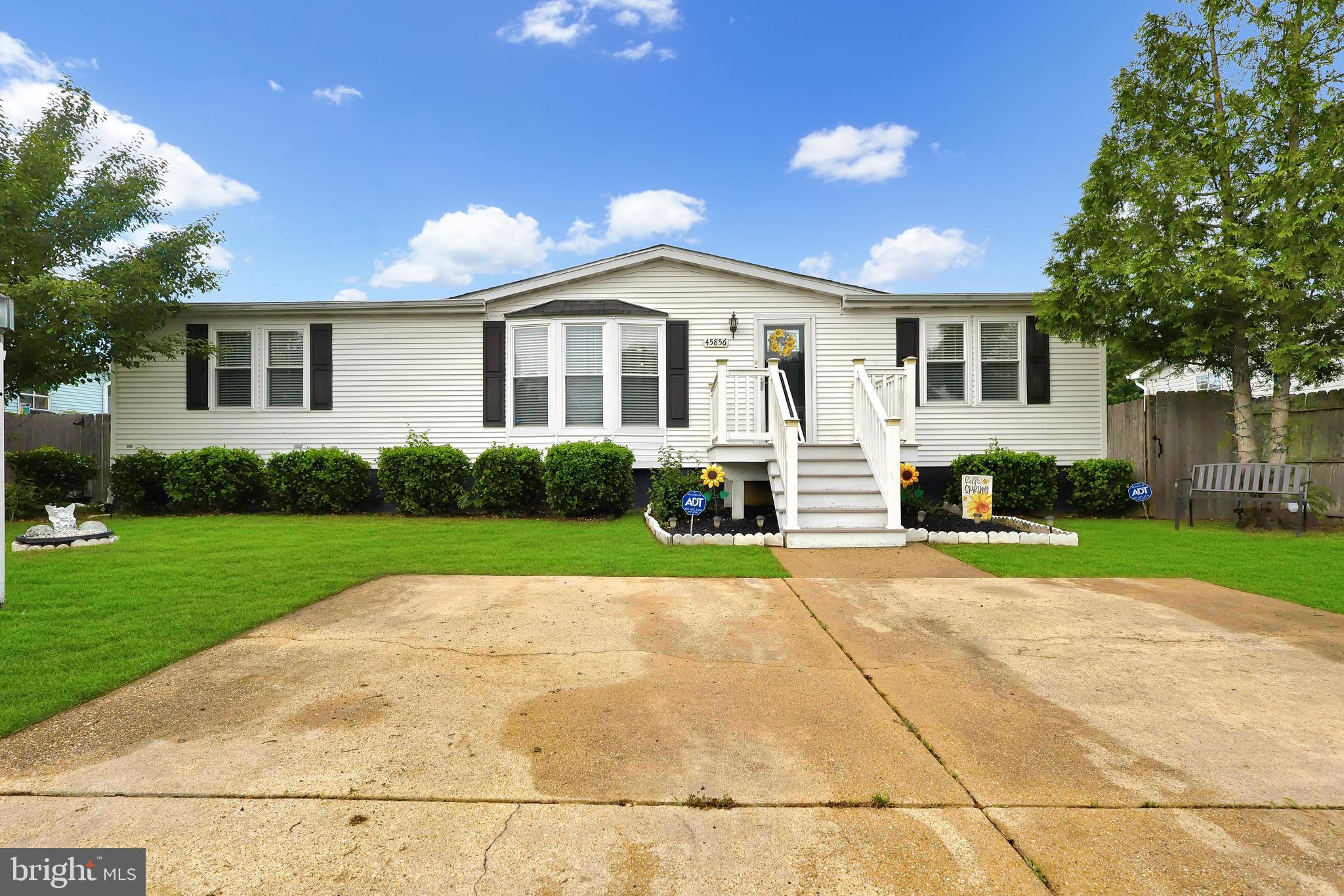 Welcome to 45856 N Poteat Ct.  Well-maintained single level living that not only boasts a convenient location that is just a short walk to San Souci Shopping center. Perfect for a work commute to PAX River NAS. Inside you will find an open floor plan with vinyl plank flooring in the main living area surrounded by upgraded kitchen surfaces,  under 5 year-old stainless steel appliances, natural light from the skylight and window overlooking the fenced back yard. 3 generous size bedrooms and 2 bathrooms really make this nearly 1,250 Sqft living space feel like home and provide a great value for the price! 

Why rent when you can own for less? Schedule your showings today!