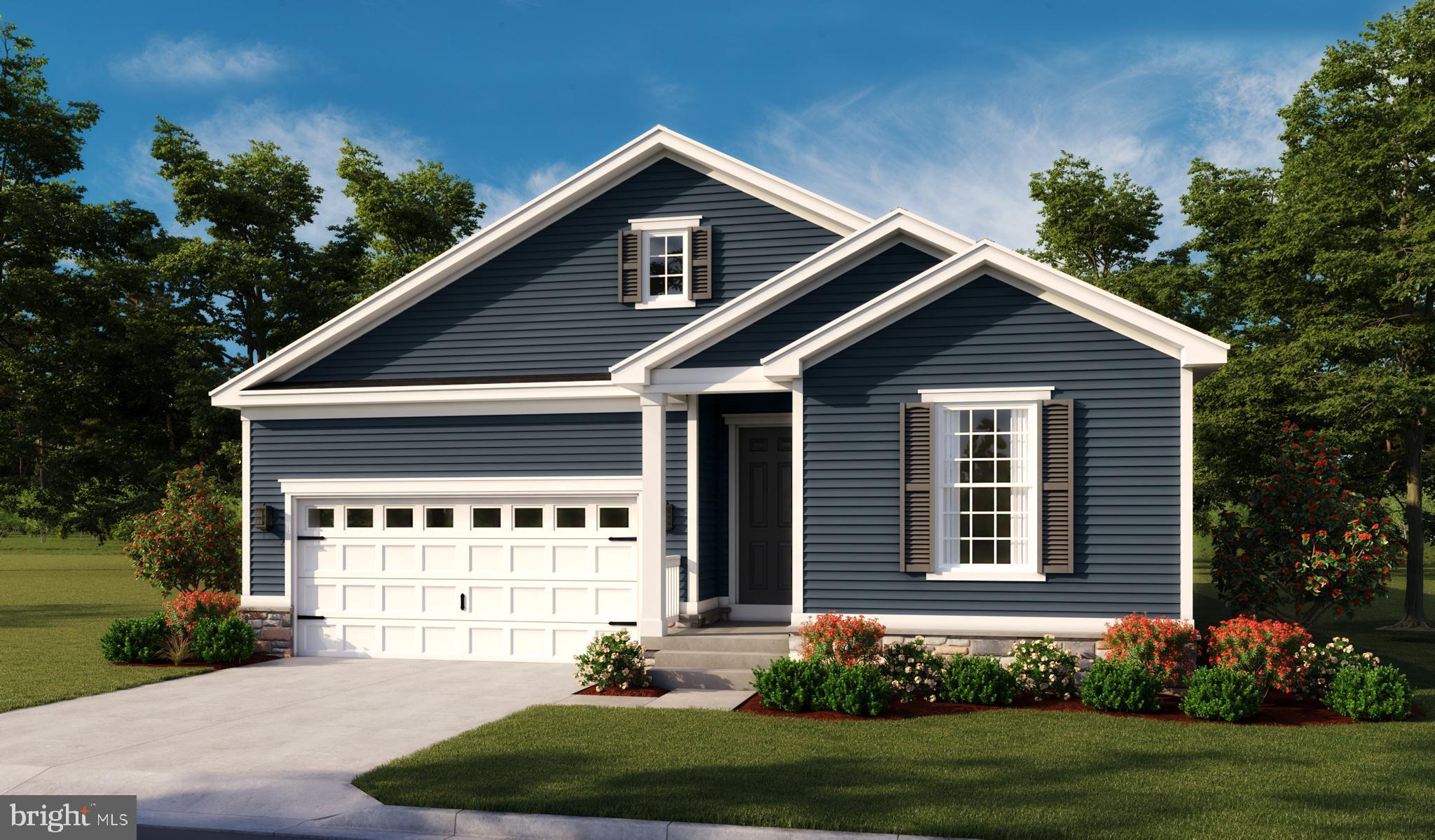 Looking for a ranch style floor plan? Put the Arlington at the top of your list! This smartly designed home offers a generous open great room, dining room and kitchen, two bedrooms with a shared bath, and a separate primary suite with private bath and walk-in closet. Conveniences like the mudroom, laundry room. Gourmet Kitchen and Deluxe Bath