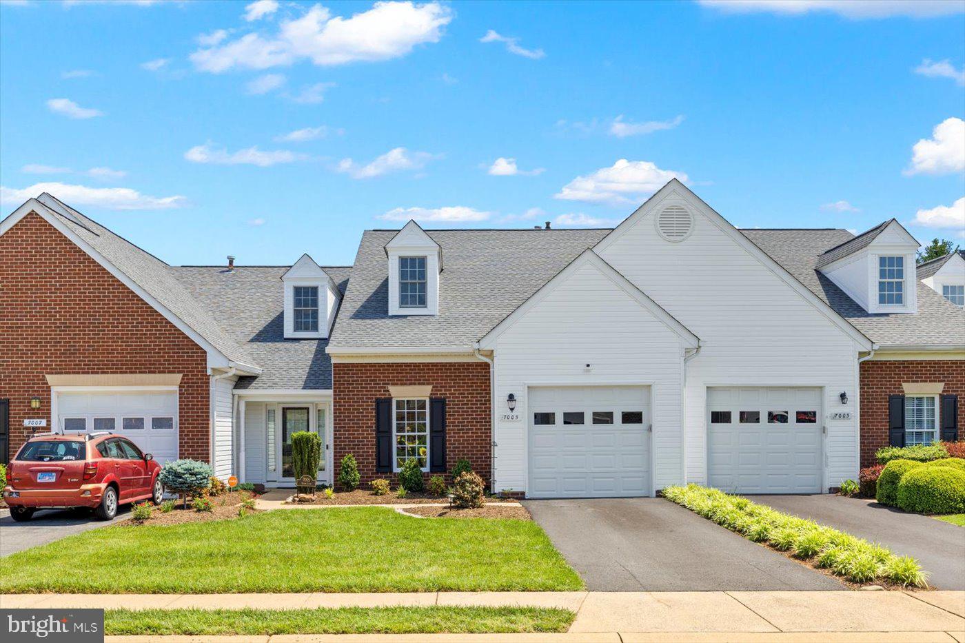 This fully updated 2-bedroom, 2-bath villa in the sought-after Salem Fields community offers comfort, style, and easy living—making it the perfect starter home or forever home. With nearly 2,000 sq. ft. of space, this one-level home features a bright, open layout with fresh paint, new flooring throughout, and newer stainless-steel appliances. The kitchen opens to a cozy den with a gas fireplace, perfect for relaxing or entertaining. The den leads to a screened-in porch/sunroom with a fully fenced backyard that backs to trees, offering privacy and a peaceful outdoor space. The spacious primary suite features two walk-in closets and a large en-suite bath with double sinks, a soaking tub, and a separate shower. The second bedroom, located at the front of the home, is ideal for guests or a home office. The attached, deep one-car garage provides secure parking and extra room for storage. The HOA covers lawn care, so you can enjoy low-maintenance living. Located close to shopping, schools, commuter routes, and Historic Fredericksburg, plus access to community amenities like a pool, clubhouse, tennis courts, and walking trails—this move-in ready home has everything you need! Whether you’re just starting out or looking to settle down, this one-level villa is move-in ready and waiting for you!