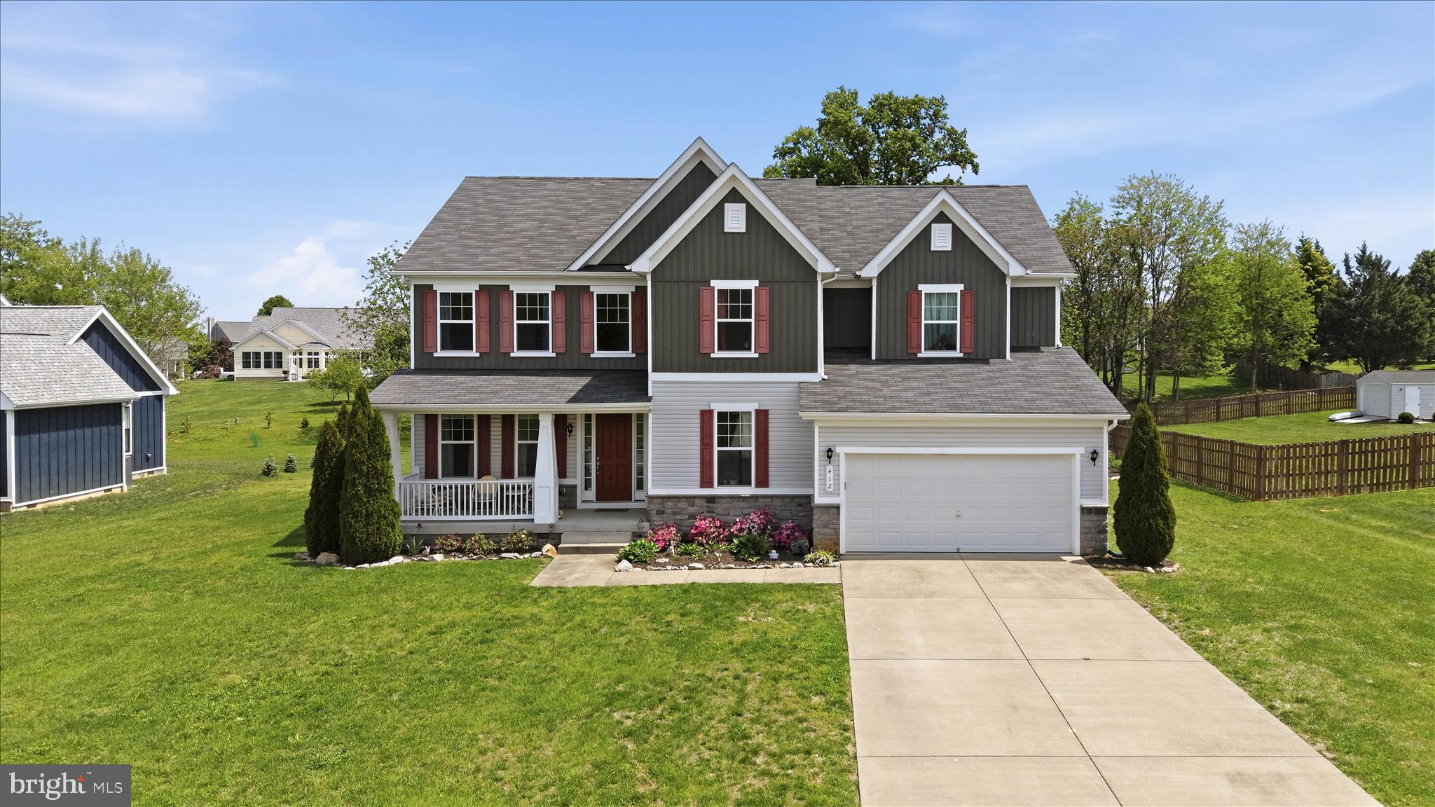 412 Delany Ct offers the perfect blend of space, convenience, and location! Nestled on 1/2 Acre cul-de-sac lot in the heart of Berryville, this impressive home boasts 5 bedrooms and 3.5 bathrooms with room for everyone. The main level features a professional office, spacious dining room, and an open kitchen flowing seamlessly into the dramatic two-story family room — ideal for everyday living and entertaining alike. The unfinished basement provides endless possibilities for future expansion, storage, or recreation space. Enjoy sidewalks leading to the park, schools, grocery store, and charming downtown Berryville with its local shops and restaurants. Conveniently located near Route 7, making commuting a breeze while still enjoying small-town charm.