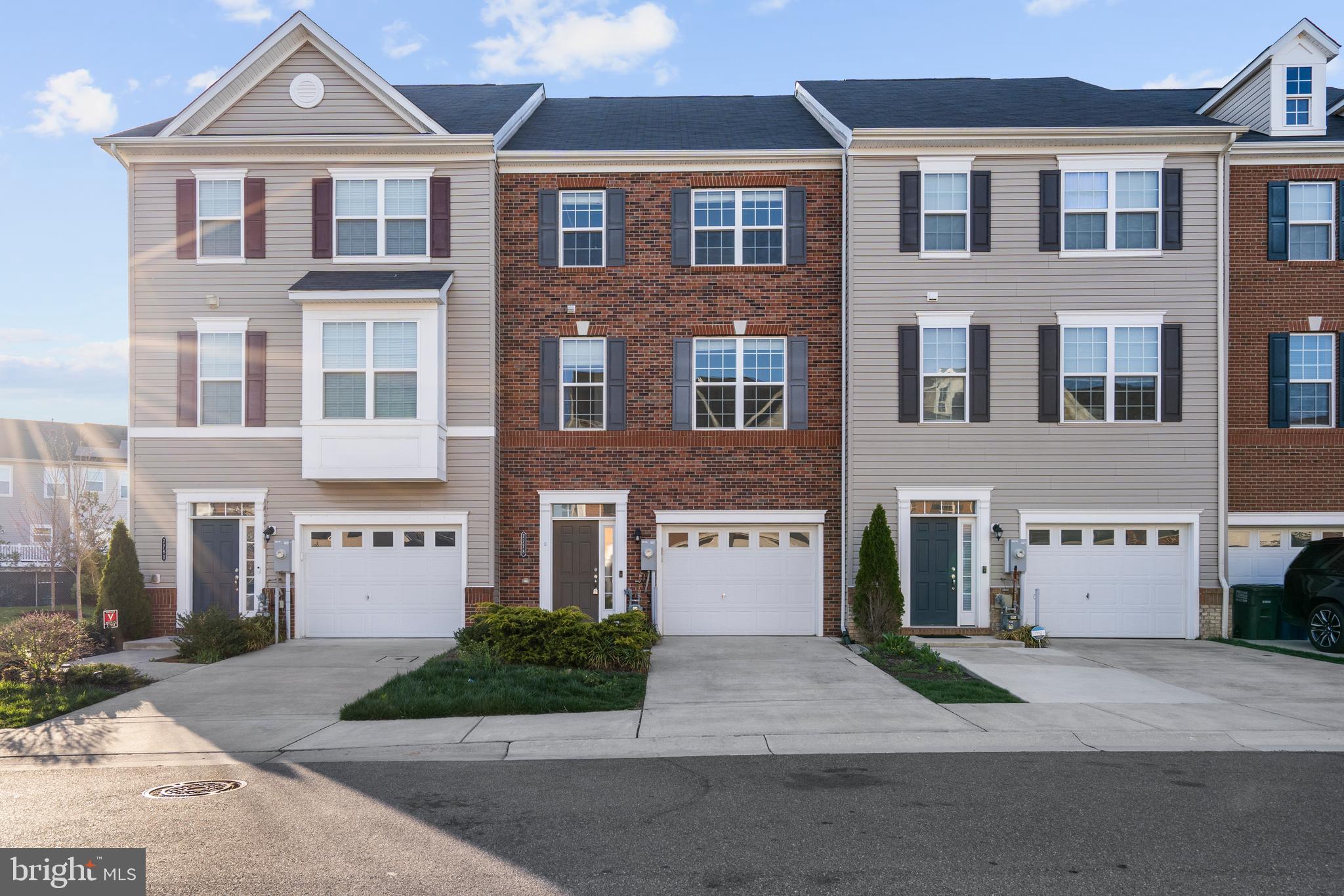 Excellent 3 level Brick front townhome with 4 bedrooms,3 full bath & 1 half bath,1-car garage,2376 sq. ft of living space on 3 finished levels, gorgeous kitchen w/island, stainless appliances, granite counters,maple cabinets &Trex Deck off kitchen. New Hardwood Floors on both stairs and New LVP floors on lover level and Bedroom level.Convenient laundry on bedroom level.Close to I95, BW Pkwy, Rt. 100, Ft. Meade/NSA, Beautiful community w/amenities dog park,trails,gazebo,near open/park & Etc.