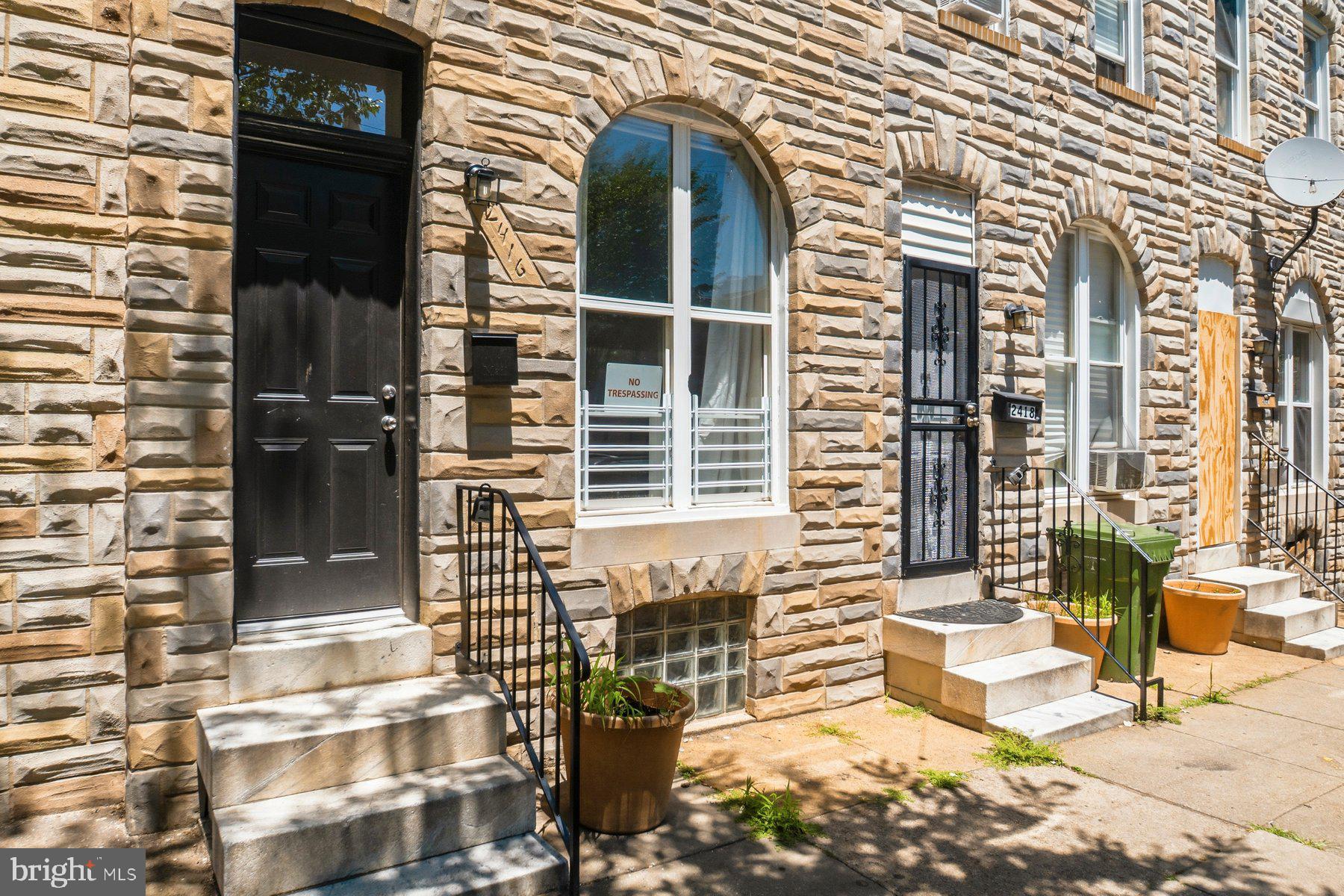 VIRTUALLY STAGED!!
Stunning newly remodeled townhome.
Experience the perfect blend of modern luxury and urban convenience in this cozy fully remodeled two bedroom, 1 bath rowhome. Located in the east side of Baltimore City, you are just several blocks from the world renowned Johns Hopkins Hospital.
The interior features a bright and open gourmet kitchen equipped with all new stainless steel appliances and sleek modern finishes. The completely updated bathroom includes all new fixtures and contemporary design. Across the main level, spacious living areas feature updated flooring and brand new lighting. The two bedrooms each provide plenty of room and abundant natural light with ample closet space. The basement is unfinished and wide open for future living space. 
Don't miss the opportunity to be the first to live in this beautifully transformed home. This also could be a great rental opportunity with rent ranges from $1,300 to $1,600 monthly.
Make your appointment to see today!