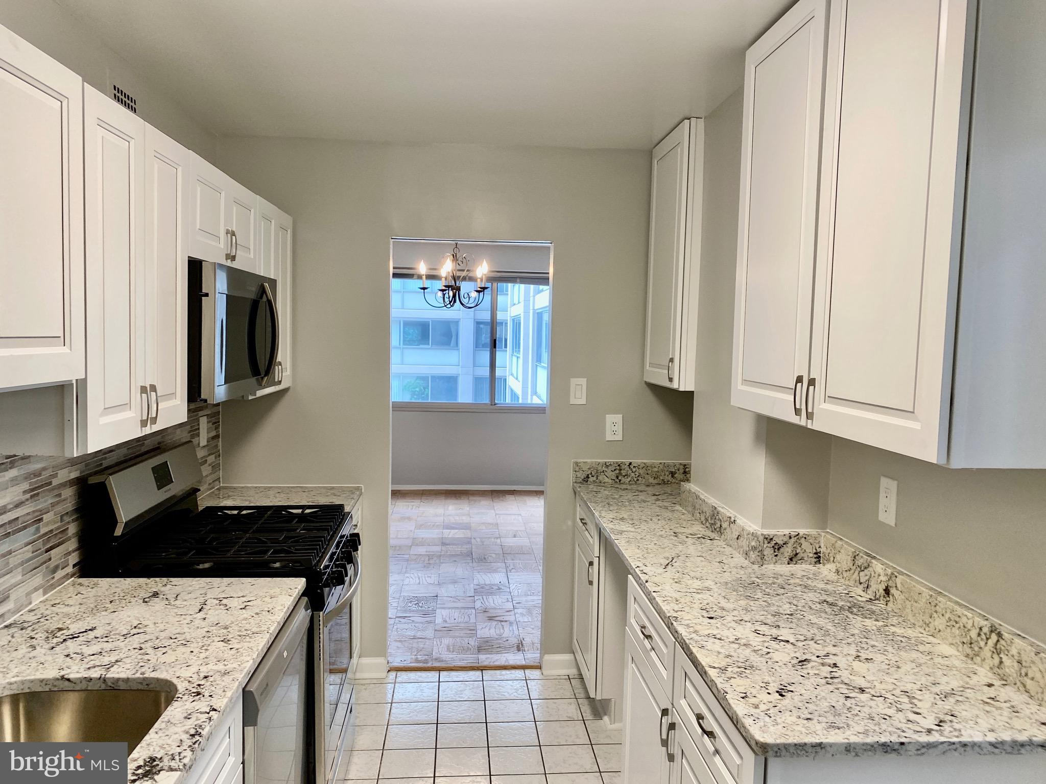 Experience the epitome of urban living in this stunning 1-bedroom, 1.5-bath condo nestled in a luxury high-rise at the center of Chevy Chase. Located within walking distance to the DC Metro, this property offers unparalleled convenience and style.  Key Features:

Newly renovated kitchen with sleek granite counters and state-of-the-art stainless steel appliances.
Spacious 1 bedroom, 1.5 updated baths for comfortable and modern living.
Access to exclusive amenities, including a rooftop pool, well-equipped workout facility, and a tranquil library.  Enjoy the vibrant cityscape from the rooftop while relaxing by the pool or diving into a good book.
Steps away from shopping and restaurants.