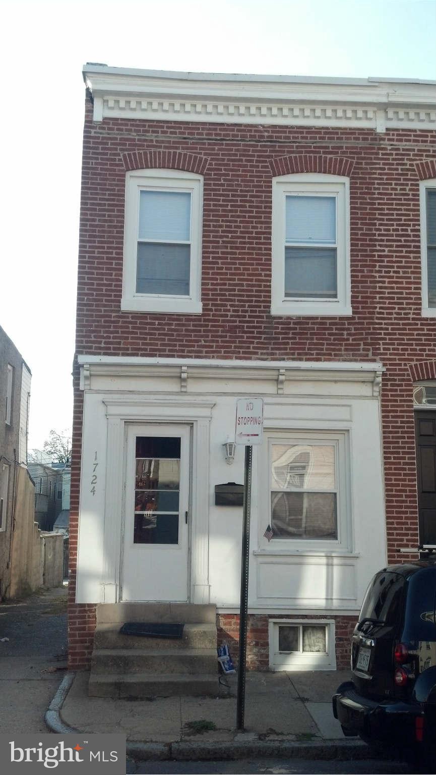 FULLY AVAILABLE!! An OFF STREET PARKING PAD for 2 cars is just one of the highlights of this spacious renovated home.  Hardwood floors downstairs, berber carpet upstairs, marble bathroom flrs.  Enjoy Huge kitchen,gas marble fireplace, &  exposed brick. Lots of space!  Great set up for roommates.