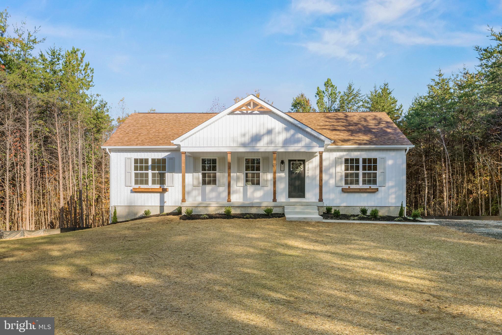 Completed new construction  ready for its first owner! Welcome to the Boxwood, located on a peaceful 5acre lot! Simple, yet elegant, this modern reinterpretation of country-chic is the perfect home in which a young family can grow. The Boxwood’s open floor plan creates a bright and airy atmosphere. Each home is expertly fashioned with a luxury master bathroom, farmhouse sink, exposed natural beams,  and much more to give it a uniquely custom feel. Gorgeous 5 bedroom 3 full bath ranch home!  Granite countertops and stainless steel appliances in the kitchen. Tons of upgrade throughout the home- free standing tub, hardwood floors, custom look light fixtures, and gorgeous tiles! A completely finished basement provides another bedroom, full bath, and a large recreation area! You don't want to miss this one!