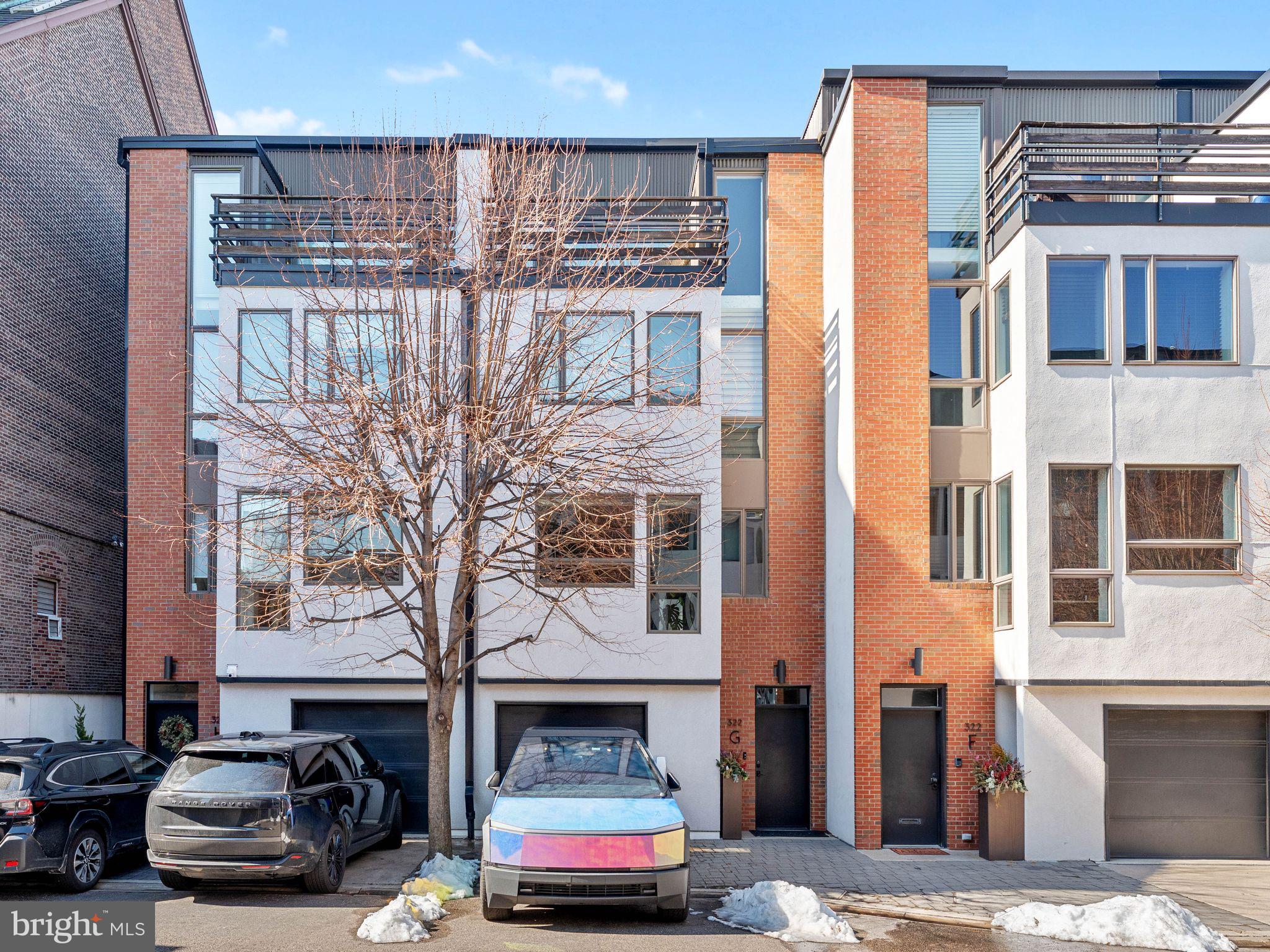 Spacious contemporary townhome located on a private dead-end street with no through traffic. The home features five levels of living space, multiple balconies, and garage + two additional parking spots.

Finished basement with a full shower bathroom – ideal for a guest suite, gym, or studio.

1st floor: garage, half bathroom, office, and access to a private backyard.

2nd floor: open kitchen and living room with island countertop, 115" TV setup, and balcony.

3rd floor: two bedrooms and a full bathroom with shower.

4th floor: private master suite with large balcony, walk-in closet, and luxury bathroom with large shower and tub, plus blackout curtains.

Furniture and the 115" TV are included in the sale, as the seller is relocating abroad.