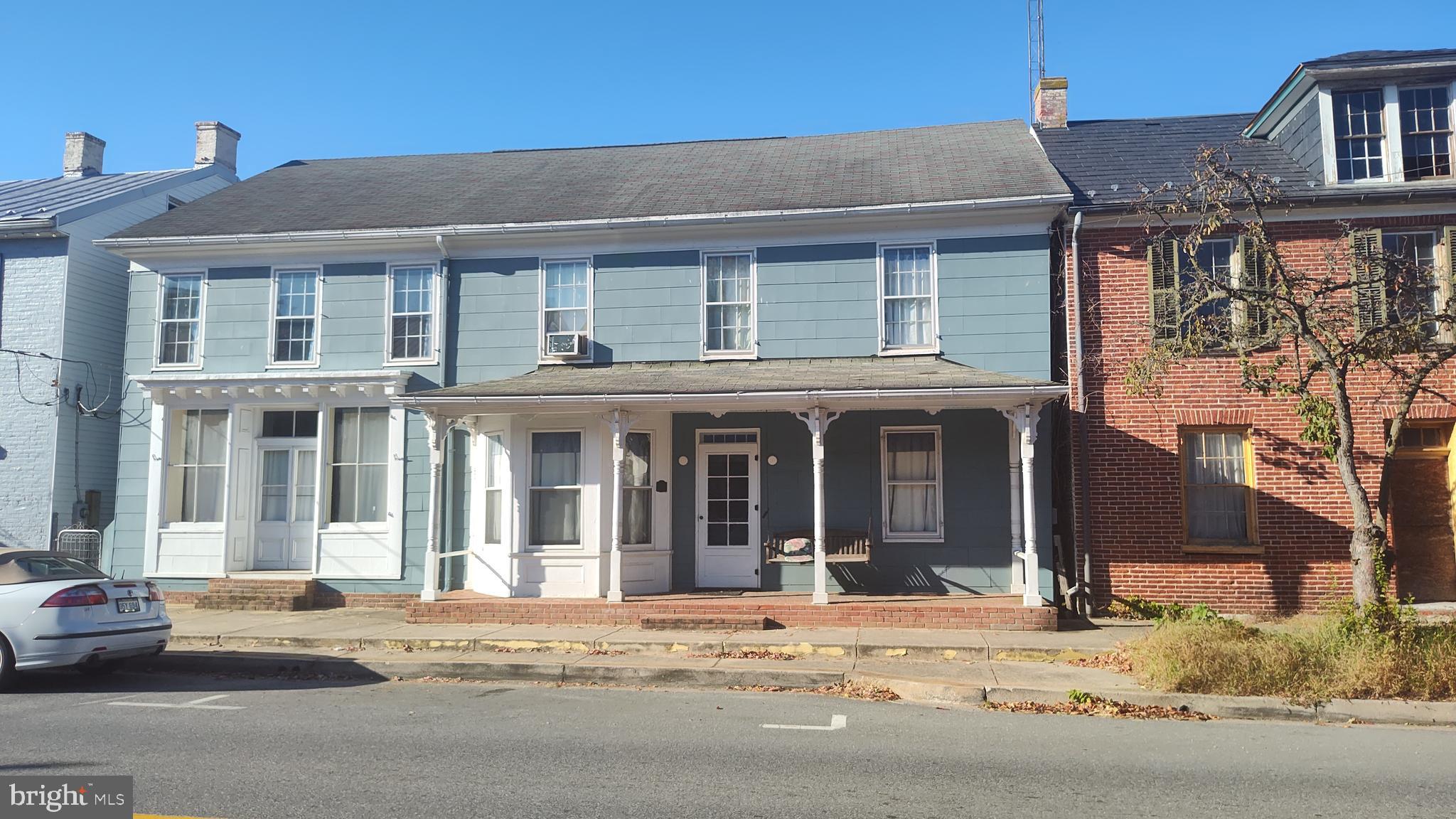 Super stellar renovation of Historic Sharpsburg House! This down to the studs renovation preserved original details while providing outstanding insulation and structural improvements! Original floors and woodwork still intact. Lots of sunshine and fresh air from  many windows! This neat property has so much potetntial as a large residence, home based busines location or even full-on comercial!

 Operated for years as Hammonds Store, the shop space has been lovingly preserved to provide prospective purchasers with an outstanding space to develop a gallery, shop, museum or other home based business. (Subject to Town approval) The shop space can also become a great room with space for a large kitchen and gathering space--a rarity in most old homes.

The property fronts on Main Street next to a popular local restaurant and just a block away from a planned interpretive park presenting the impact the Battle of Antietam had on the residents of Sharpsburg in 1862.

Antietam Battlefield is regarded as one of the best preserved in the United States. The lovely community of Sharpsburg takes great pride in its preservation. The town Museum, the new park and the acquisition of a house untouched after the battle are all harbingers of advancing interest in this preservation effort.