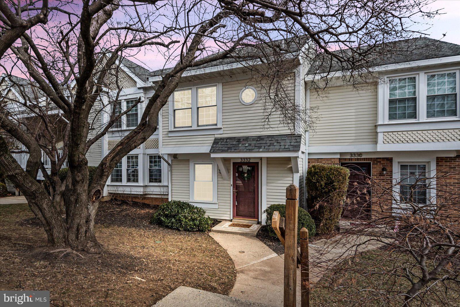 Welcome to this charming lakeside view townhome in the serene Water's Edge community, ideally located on Route 7 between Baileys Crossroads and Seven Corners in Falls Church. This spacious 2-bedroom, 2.5-bathroom home offers a versatile loft space, perfect for a home office or additional living area. The main level features Living/Dining combination with beautiful Bruce hardwood flooring, providing an elegant, timeless touch, while the entire home has been freshly painted throughout. Enjoy the comfort of brand-new carpeting on the upper levels. With abundant natural light, this home offers a peaceful retreat with a scenic lakeside backdrop, combining modern upgrades and a tranquil setting for a perfect place to call home!