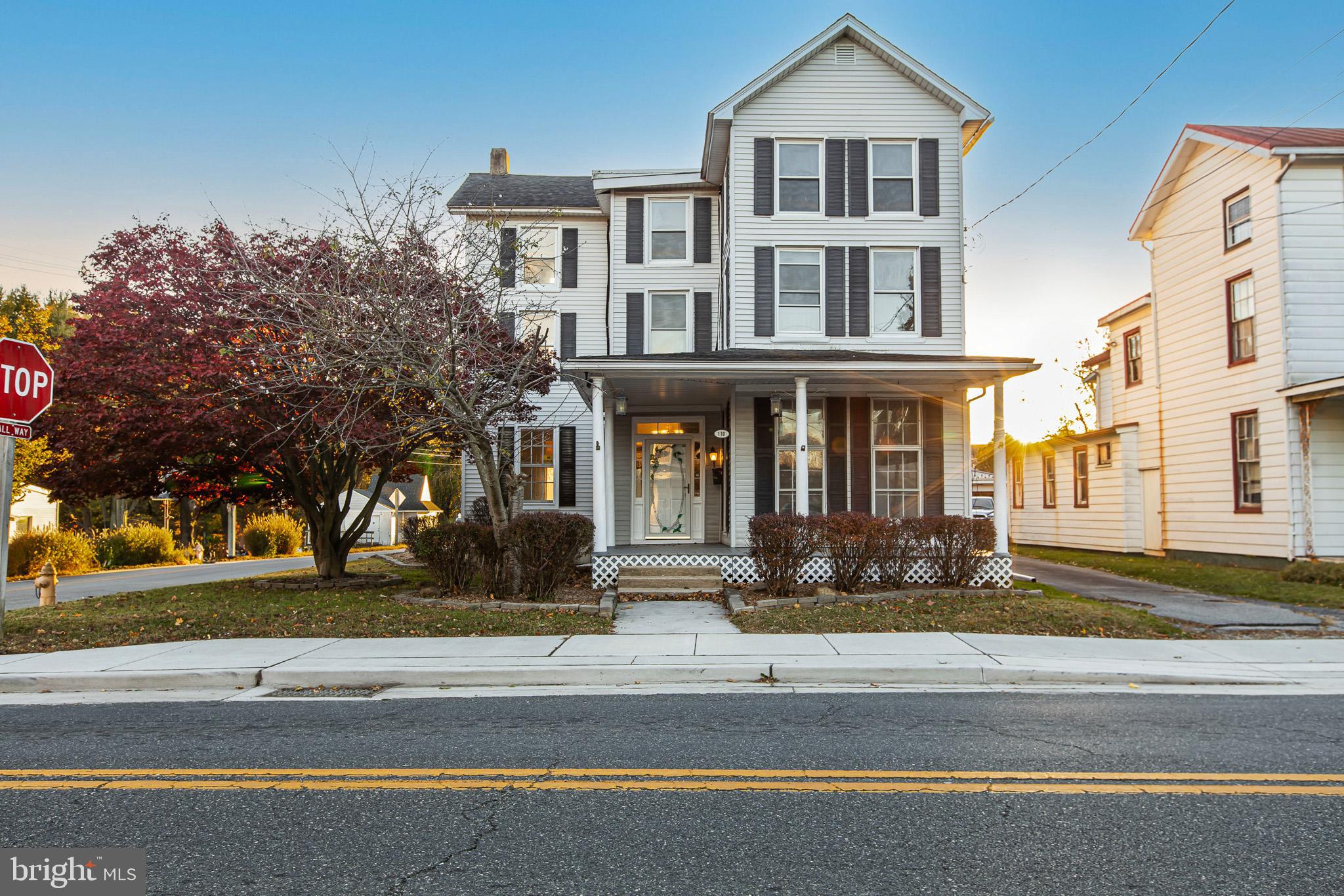 Back on the market due to the buye r's financing falling through. 
Own a piece of downtown Elkton history! This beautifully renovated 3 story home is waiting for your charm. Enjoy modern updates like granite countertops, stainless steel appliances, and renovated baths with vinyl plank flooring. A fresh coat of paint and gleaming hardwood floors in the bedrooms make this home move-in ready. Historic charm remains with original decorative molding and historic windows. This unique blend of old and new won't last long. Book your showing today!

Property includes the detached garage and parcel; totaling 0.21 acres.  Listing agent has an ownership interest.