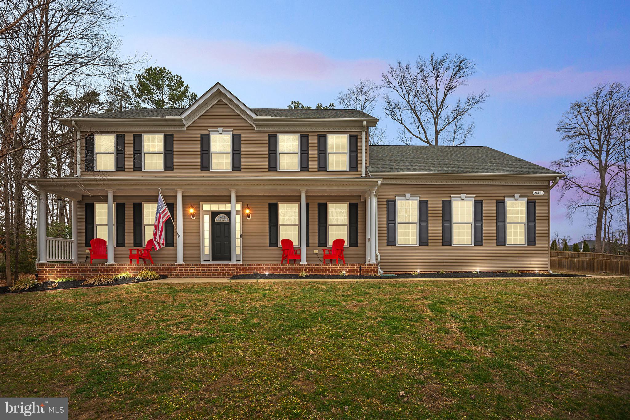 Exceptional Wingate Model in sought after neighborhood – The Perfect Blend of Comfort & Elegance! Welcome home to this stunning 4-bedroom, 2.5-bath Colonial, built by the renowned Quality Built Homes! From the moment you step onto the charming, sweeping front porch, you'll be captivated by the thoughtful upgrades and elegant finishes throughout.  Step inside to beautiful hardwood floors, a gourmet kitchen with 42” cabinetry, granite countertops, a spacious island, and stainless steel appliances—a true chef’s delight! The open-concept design flows seamlessly into the dining and living areas, making it ideal for both relaxation and entertaining. Sliding glass doors lead to a 16x16 pressure-treated deck, perfect for outdoor gatherings. Upstairs, the luxurious primary suite boasts a walk-in closet and a spa-like deluxe bath with dual vanities, a glass-enclosed shower, and a soaking tub—your personal retreat after a long day. Convenience meets style with an upper-level laundry room and generously sized bedrooms.The unfinished basement with a 3-piece rough-in offers endless possibilities—create the home theater, gym, or extra living space of your dreams! And let’s talk about outdoor living—this home is a true entertainer’s paradise with a saltwater inground pool for endless summer fun, along with the outdoor fire pit to sit around and such a great way to end the evening.    The spacious 3-car end-load garage and additional parking spot ensure plenty of room for vehicles, storage, and hobbies.  Meticulously maintained and move-in ready, this home is waiting for you! Don’t miss your chance to own this exceptional property—schedule your showing today!