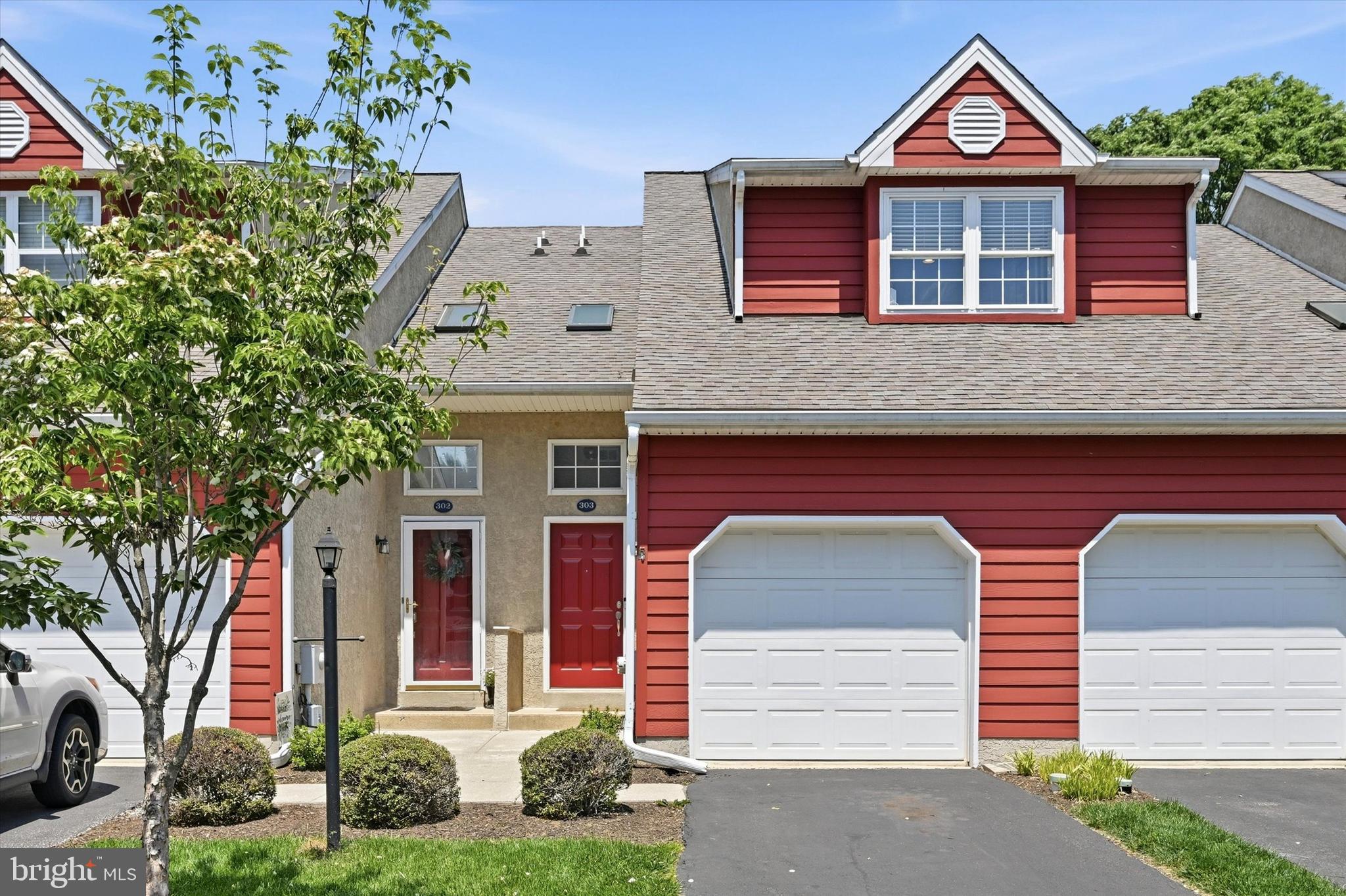 Beautifully maintained and move-in ready, this bright and airy 2 bedroom, 2 bath condo in sought-after Worington Commons (Willistown Township) offers the perfect blend of comfort, style, and convenience just minutes from vibrant downtown West Chester. Featuring an open and inviting layout, this home includes an updated kitchen with granite countertops, stainless steel appliances, breakfast bar, tile backsplash and ample cabinetry. Spacious living areas are filled with natural light from skylights and large windows, creating a warm and welcoming atmosphere throughout. The spacious master bedroom offers generous closet space and convenient access to a full bath, while the second bedroom also features a large closet and easy access to an additional full bath. Additional highlights include an attached garage with interior access, bonus attic storage, main-floor laundry, and a private balcony/deck perfect for relaxing or entertaining outdoors. Enjoy low-maintenance living surrounded by scenic walking trails and peaceful community surroundings, all while being conveniently located near shopping, dining, parks, and major commuter routes.
