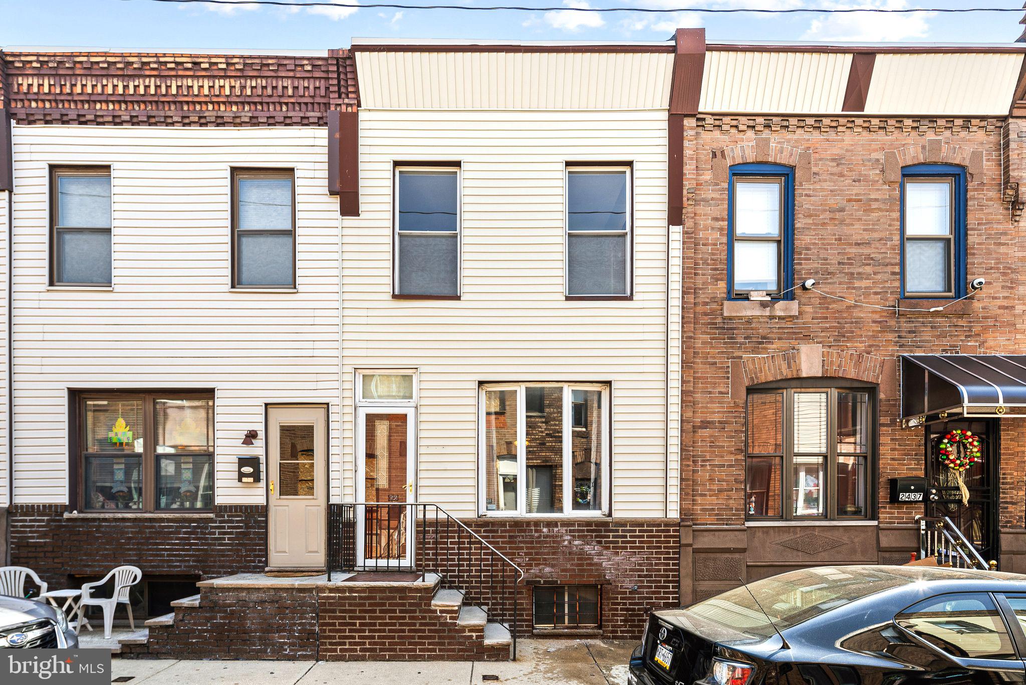 This 3 bedroom, 1 full bath home is conveniently located in South Philadelphia's Lower Moyamensing section. It is situated just south of East Passyunk Crossing and north of the Stadium area. This home has had some updates in recent years including heater, hot water heater, and roof. The interior was just painted and had brand new carpet installed. The first floor has a foyer, spacious living/dining spaces, kitchen, and closet space. It also has direct access to the basement and back yard. The second floor has 3 bedrooms and a full bathroom. The basement is partially finished and has a utility area with the washer, dryer, heater, and hot water heater.