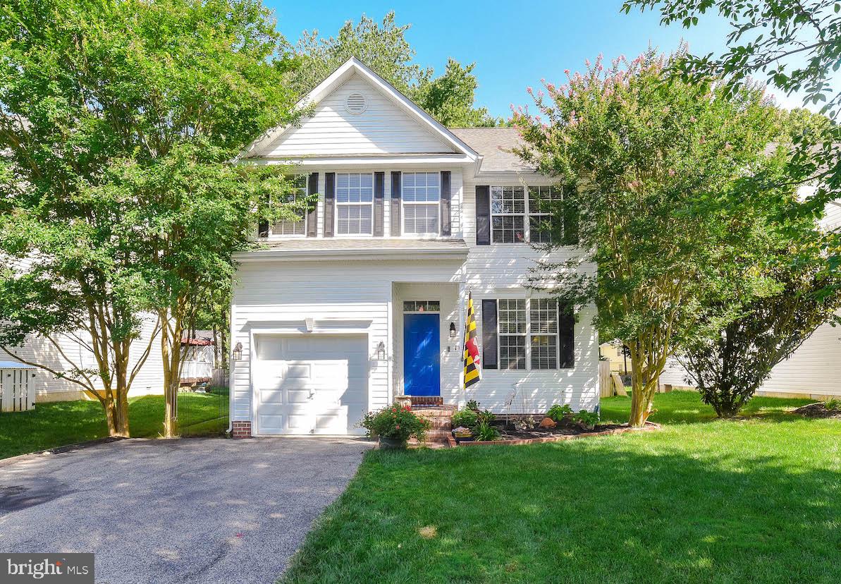 Welcome Home!!!! This 4BR 2.5BA is one you don't want to miss! Make your way through the front door to gleaming hardwood floors and spacious open floor plan... perfect for entertaining! The first floor features a large family room with fireplace,  kitchen with slate stainless appliances (less than two years old!!), breakfast/table area, powder room, AND a seperate office/den... Upper level boasts 4 nice size bedrooms...including a master suite with walk in closets, attached bath w/soak tub, sep shower & dual sinks. Laundry conveniently located on BR level making doing laundry so much easier! Enjoy summer nights on the back deck overlooking a fully fenced rear yard. This one is going to be gone before you know it....don't wait to schedule it!