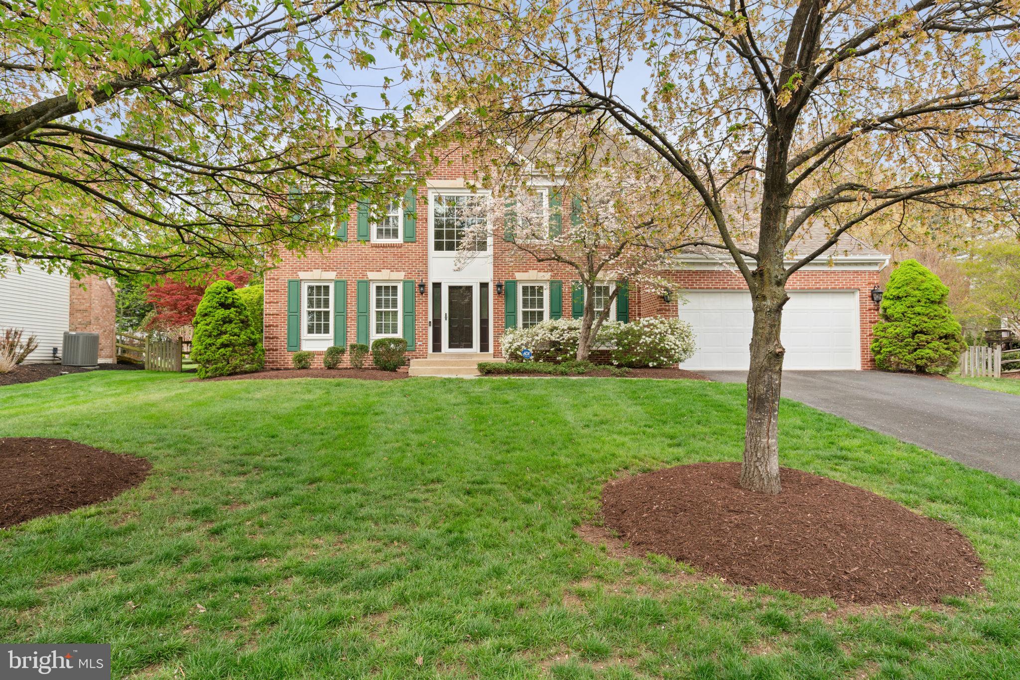 Professional photos just before listing goes live(Friday). Fabulous neighborhood to call home! This 4-bedroom, 3.5-bath custom brick Colonial is nestled on a private, wooded lot and features a 2-car garage.
Step inside to a welcoming main level with a dedicated office, formal living and dining rooms, and a beautifully updated kitchen that opens to a spacious family room. The kitchen boasts stainless steel appliances(new oven and cooktop), granite countertops, and a large island — perfect for everyday living and entertaining. The family room is highlighted by a stunning stone fireplace, creating a warm and inviting atmosphere.
Just off the kitchen, enjoy a bright screened-in porch with skylights—an ideal spot to relax or host guests. The backyard backs to trees, offering both privacy and a peaceful setting.
Upstairs, the owner’s suite features vaulted ceilings, generous closet space, and a luxurious ensuite bath with a soaking tub, separate shower, and dual vanities. Three additional well-sized bedrooms and a full hall bath complete the upper level. 
The finished basement provides even more living space, including a second office, full bath, family room, and ample storage. Theatre system conveys.
Located in the highly sought-after Virginia Run community, residents enjoy amenities such as a pool, clubhouse, pickleball, tennis and basketball courts, scenic trails, and playgrounds. Conveniently situated near Route 66 and Dulles Airport, with shopping, dining, and entertainment just minutes away.
Notable updates include:
Roof replaced in 2017
4K projector (2018) conveys
New gas fireplace (2018)
Gutters with K-Guard leaf protection (2009)
Windows replaced in 2007 (warranty conveys until August for the new  for new buyer)
HVAC replaced in 2011, with a Carrier air handler and Infinity control system for the upper level installed in 2025 (10-year parts warranty)

This home offers the perfect blend of comfort, style, and convenience—ready for you to move in and enjoy.