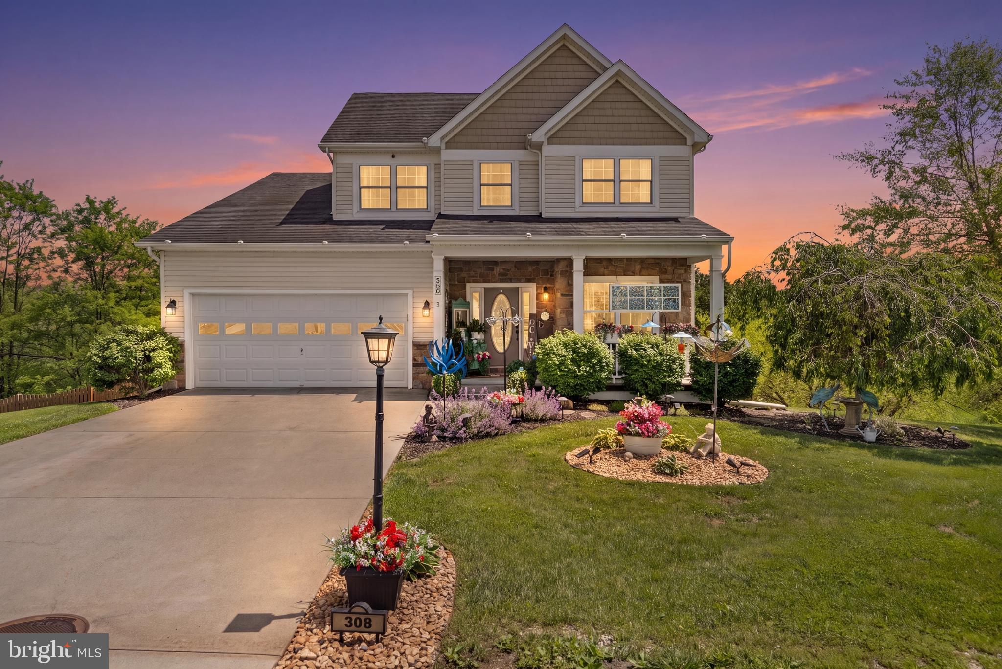 Tucked away on a quiet cul-de-sac, this spacious 4-bedroom, 3.5-bath home offers comfort, flexibility, and room to grow with easy access to I-81, shopping, and everyday conveniences. The open-concept layout seamlessly connects the kitchen, dining, and living areas, highlighted by vaulted ceilings that create a bright and airy feel perfect for everyday living and entertaining. The desirable first-floor primary suite includes a private bath for added convenience. The finished walk-out basement offers separate access and could easily function as an in-law suite or apartment setup. Outside, enjoy a large fenced yard perfect for pets, play, or gatherings. A wonderful combination of space, functionality, and privacy in a sought-after location.