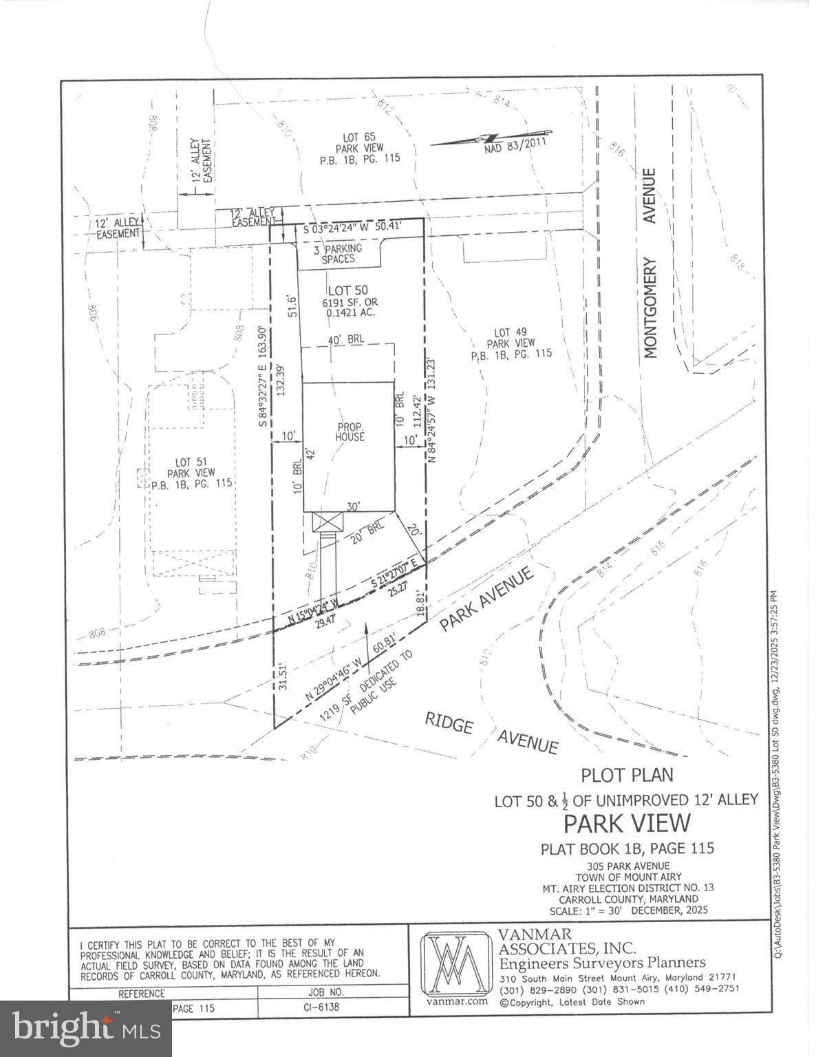 3 Building Lots for Sale in the Town of Mount Airy. Buy one or all three. Public Water & Sewer. Owner Financing Available. Awesome location across from Wildwood Park with quick access to commuter routes, shopping & more. Perfect for row-house style two-story with a comfy front porch to have a front row seat to all of Mount Airy's parades! Bring your own builder or we can introduce you to one.