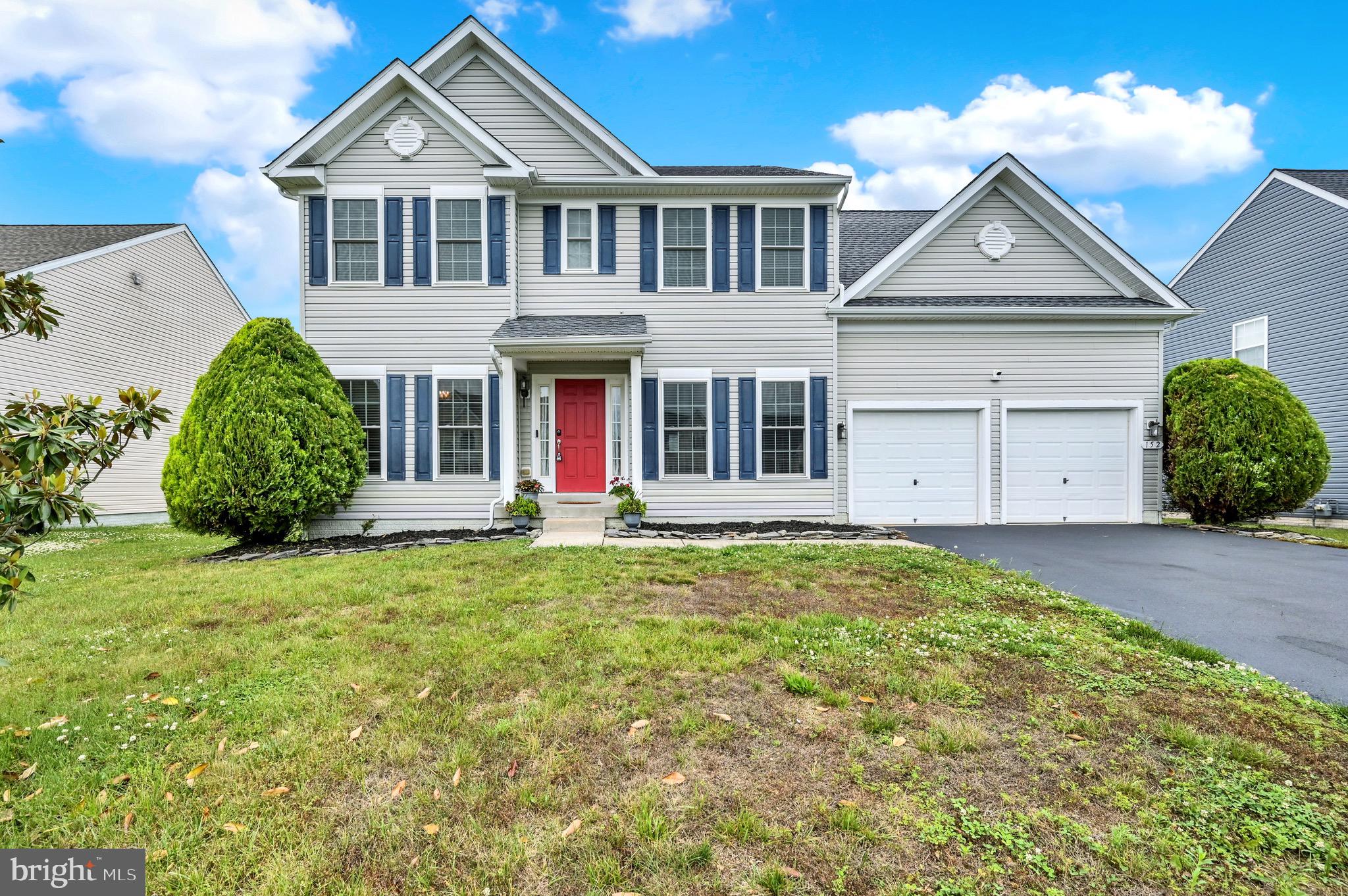 Welcome to 152 Viola Drive, a move-in-ready retreat in the heart of Magnolia’s sought-after Chestnut Ridge community. Perfectly positioned on a premium lot with peaceful pond views and classic white fencing, this beautifully maintained 4-bedroom, 3.5-bath home offers the perfect blend of comfort, space, and modern functionality. Step inside to find vinyl tile flooring throughout the entire main level, seamlessly connecting the formal living and dining rooms to the heart of the home. The kitchen is stylish and practical, featuring granite countertops, stainless steel appliances, generous cabinetry, and a spacious pantry. It is designed for everyday living while still being ideal for entertaining. Upstairs, the thoughtful layout continues. 
The spacious primary suite welcomes you with double door entry and serene backyard views, creating a true retreat at the end of the day. A rare second bedroom with its own private en suite bath provides incredible flexibility for guests, extended family, or multi-generational living. Significant upgrades add long-term value and peace of mind, including Pella windows throughout, a tankless water heater, and a Vivint smart home system with a cell phone-controlled thermostat and Z-Wave integration. Outdoor living is where this home truly shines. Enjoy morning coffee on the 18-by-12 deck overlooking the pond, or host gatherings on the custom patio with a built-in fire pit. The full basement offers abundant storage or future finishing potential, complemented by a spacious two-car garage. Ideally located just minutes from Dover and conveniently close to Dover Air Force Base, Shopping centers, and Delaware Beaches, this home offers easy access for those relocating while still providing the peaceful feel of suburban living. Whether you are putting down roots for years to come or beginning a new chapter, this home is ready to welcome you.