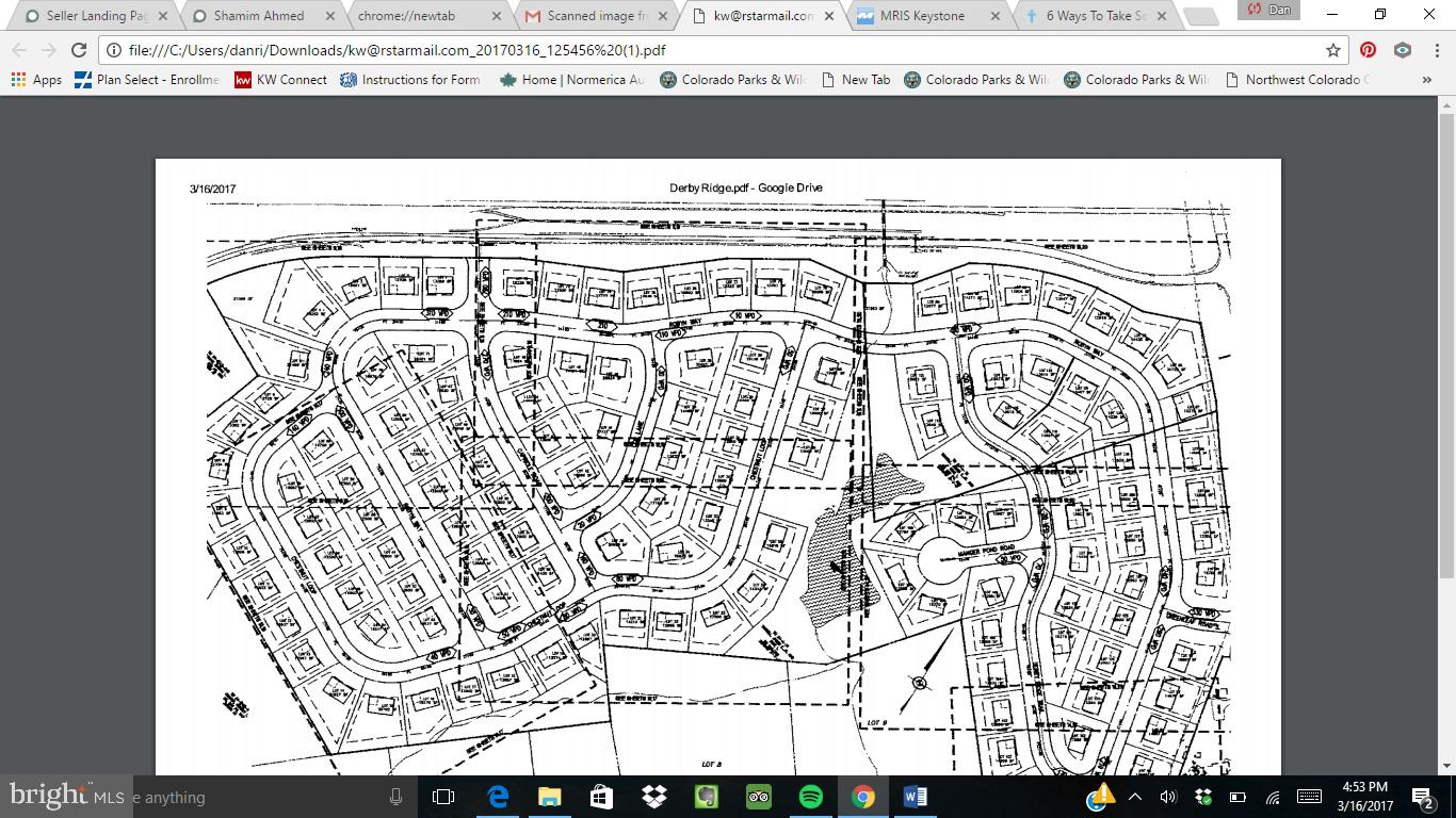 132 proposed  single family lots (on 65.4 acres). Minimum lot size 12,500sf -- Zoning R-1B. Possible
 Original Proffers  in Documents section potentially expected to receive a significant reduction. Verify parcel info in tax records. Contact Town of Strasburg for plan history and approval process.