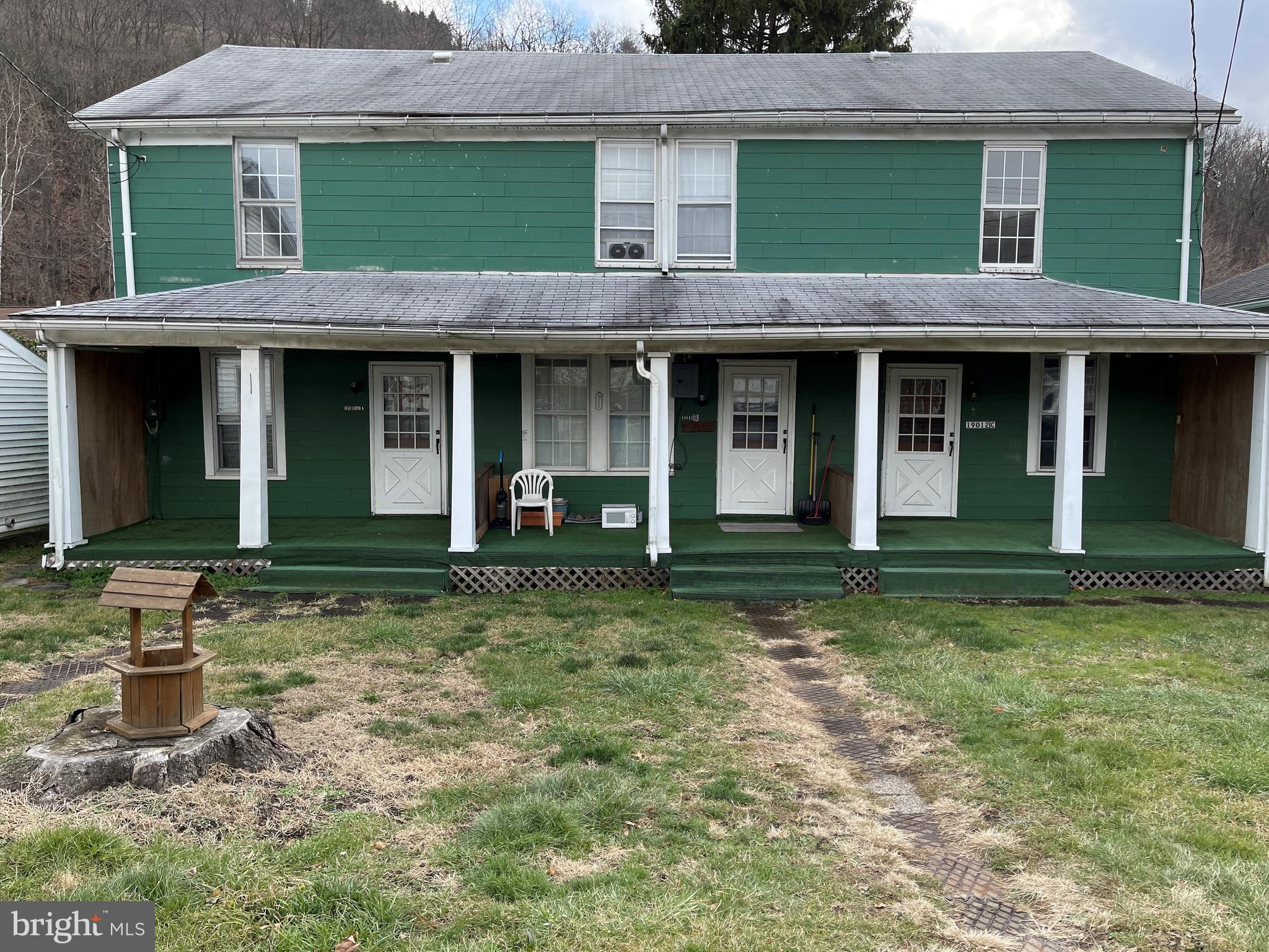 BACK ON THE MARKET! Buyer was unable to secure financing. This triplex is fully rented and ready for you to take over! Let's start your portfolio or add to it! Unit A features a living room, dining room, kitchen and laundry area on the main level and 2 bedrooms and a large bathroom on the upper level. Currently rented with a full year lease at $650/month with a $50 credit to maintain the lawn during mowing season.  Unit B features a living room, dining room, kitchen, full bathroom and laundry on the main level and 3 bedrooms on the second level.  Currently rented with a full year lease at $580/month (long term tenant for 25+ years). Unit C features a living room, dining room, kitchen, full bathroom and laundry on the main level and 2-3 bedrooms on the second level (you walk through bedroom 2 to get to bedroom 3). Also a full year lease at $695/month. Water, trash & sewage is included in the rents and tenants pay their own electric/gas. Let's get it scheduled!