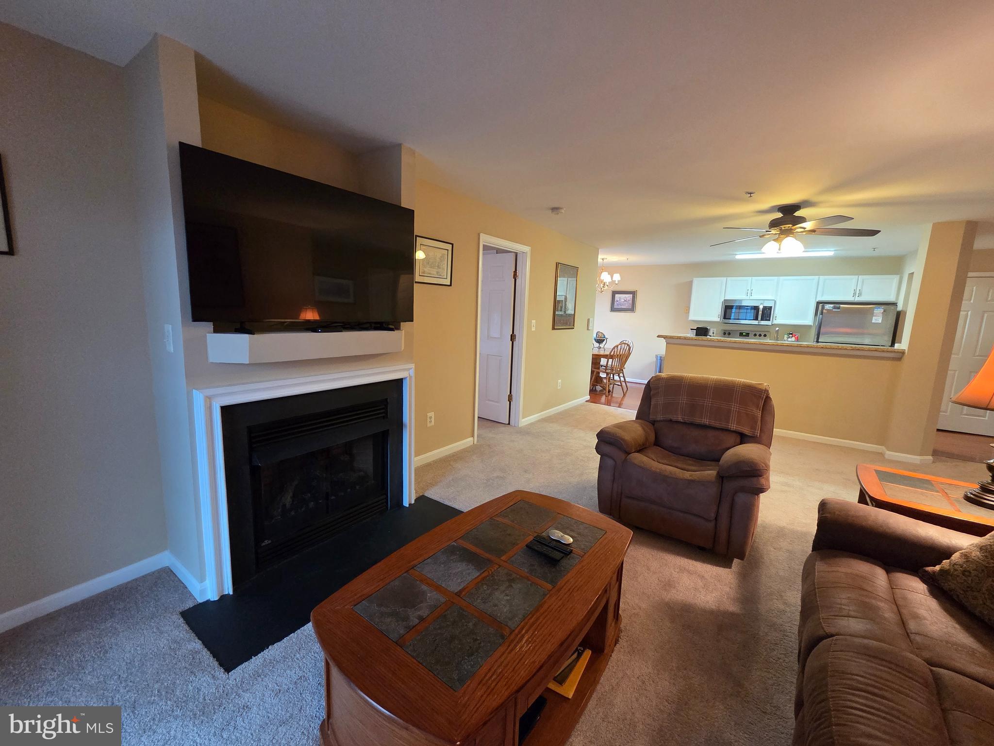 Welcome to 2015 #204 Governor Thomas Bladen Way**Freshly painted Unit w/Neutral Paint on Walls and Ceilings**Kitchen was Updated with New Cabinets and Appliances in 2021**Eating Space in Kitchen**Large Living Area w/Breakfast Bar and Gas Fireplace**Newly Carpeted Living/Dining/Bedrooms**New Washer and Dryer**Private Balcony**Spacious Primary Bedroom w/Private Bath and Walk In Closet**Second Bedroom has Plenty of Natural Light**Full Bath in Hallway**Neighborhood has Community Pool and Private Gym**Close to Shopping, Restaurants and Minutes to Major Highways to DC/Baltimore**You Can be in Downtown Annapolis Quickly!**