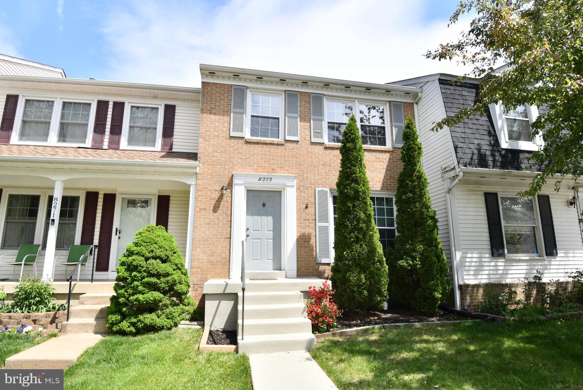 Updated, three finished level townhome boasts a stylish, eat-in kitchen with new quartz counters, cabinetry & flooring - Spacious & sunny living room w/ new carpeting - Primary suite w/ double closets & private bath - Fully finished, walkout lower level offers a family room w/ fireplace, den/BR4, full bath & laundry.  No pets. No smokers. 12 month lease term only.