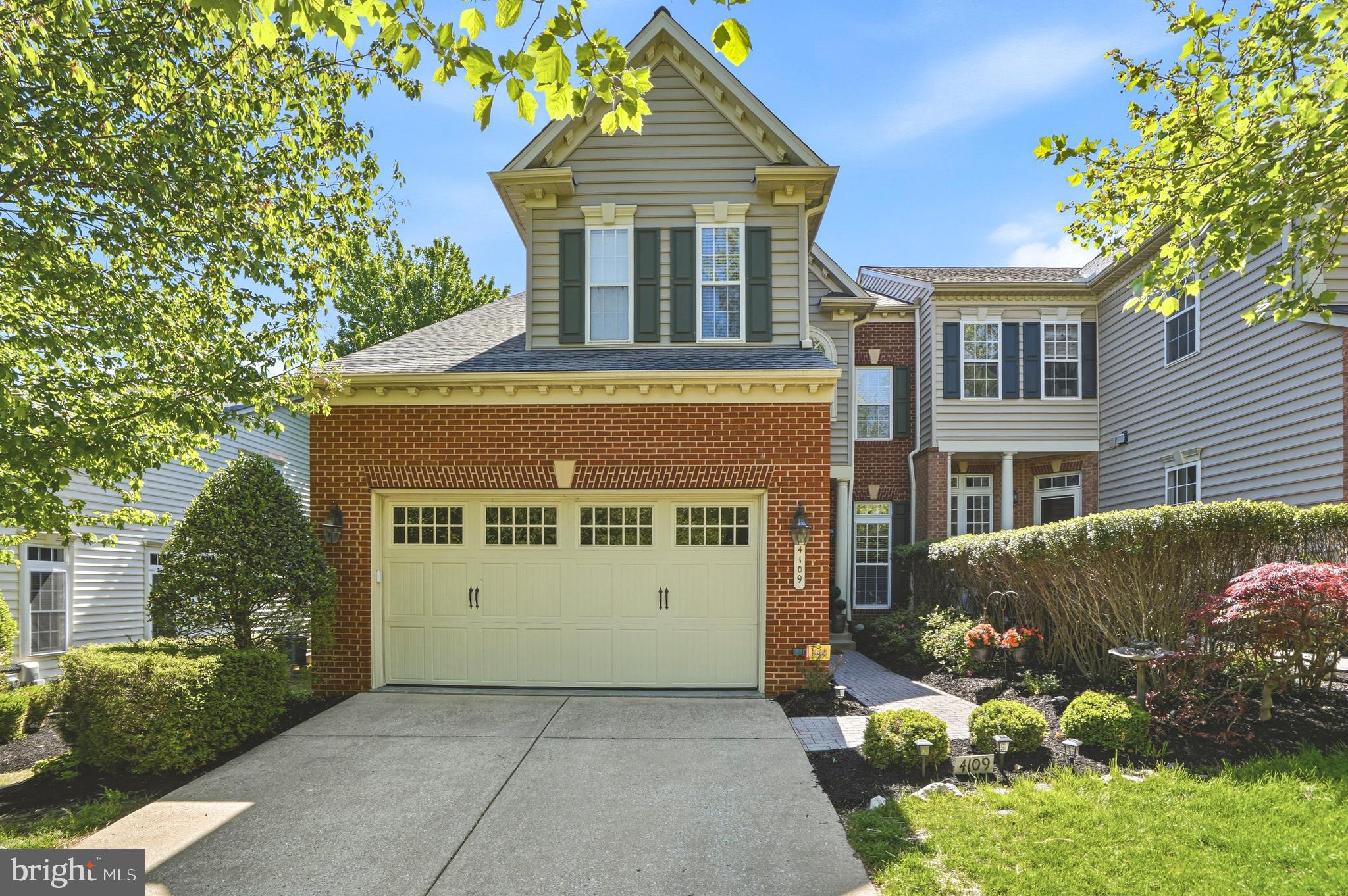 Welcome to this beautifully maintained end-of-group townhome in the highly sought-after Villages at Woodholme! From the moment you step inside, you’re greeted by hardwood floors throughout the main level and an open, airy layout designed for both everyday living and entertaining. The living room with vaulted ceilings offers a bright and spacious gathering space, while the formal dining room is perfect for hosting family dinners or special occasions. The spacious eat-in kitchen is a standout feature with granite countertops, stainless steel appliances, an island for added prep and storage, a pantry, and an abundance of cabinetry. Also on the main level, you’ll find a versatile den that works perfectly as a library, office, or cozy sitting room, along with a convenient powder room. The main-level primary suite adds ease and functionality, complete with a tray ceiling, large walk-in closet, and an ensuite bath featuring dual vanities, a walk-in shower, and a soaking tub. Upstairs, there is another ensuite bedroom with vaulted ceilings, a walk-in closet, and a private bath with dual vanities and a tub/shower combo. An additional bedroom offers flexibility for guests or office space and includes generous storage. The loft area provides even more living space and can easily serve as a second family room or lounge. The fully finished lower level expands your options with a large rec room or additional living area, another bedroom, and a full bath with a tub/shower combo, ideal for guests, hobbies, or multi-generational living. Enjoy outdoor living on the back Trex deck, perfect for Summer BBQs, and appreciate the convenience of a two-car garage plus driveway parking. Residents of Villages at Woodholme also enjoy access to a community pool, tennis courts, and clubhouse. Plus, the roof was replaced in May 2026 for added peace of mind. The property enjoys a prime location directly across from a charming and tranquil park, offering a relaxing atmosphere. It is also ideally situated near the community’s entrance and exit gate, providing convenient and direct access to Winands Road, Reisterstown Road, I-695, Woodholme, and countless shops and restaurants, this home offers the perfect blend of comfort, space, and location.
