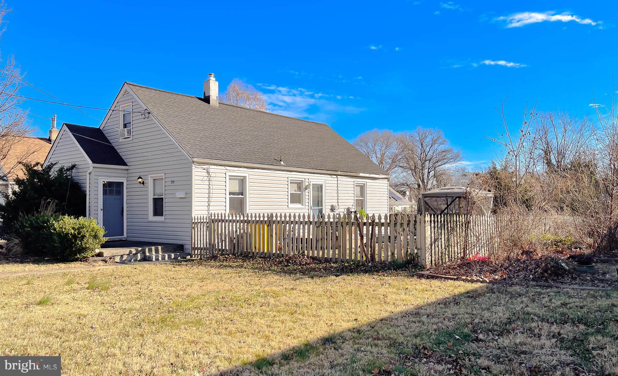 Charming Cape Cod featuring newer (2019) vinyl siding and an architectural shingle roof—an ideal starter home! Step into a welcoming living room with hardwood floors and ceiling fan. The formal dining room also offers hardwood flooring and classic chair rail molding. The galley kitchen features stainless steel appliances and ceramic tile flooring, and it opens to a cozy family room with hardwood floors and a ceiling fan. A main-level bedroom with hardwood floors adds convenience, while the two upper-level bedrooms are comfortably carpeted.
Enjoy outdoor living on the two-level deck and brick patio overlooking a spacious backyard, perfect for relaxing or entertaining. A charming picket fence, and large storage shed enhance the property. Additional updates include a newer water heater and an updated HVAC system.
Fantastic commuter location close to Light Rail, BWI Thurgood Marshall Airport, and major routes including 695, 95, 295, 10, and 100. Conveniently located near the community park and pool.