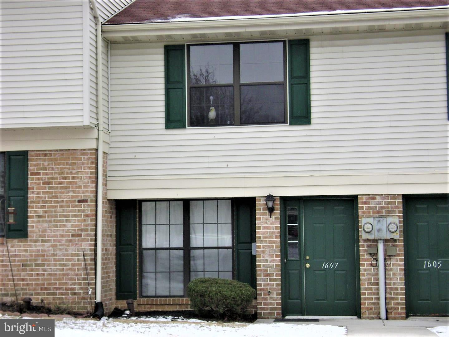 Maintenance-free affordable living in a SUPER location!  Very easy access to Rts 30, 24, and 83.  Even works well for those who work in Lancaster.  This home is right across the street from Springettsbury Park and all its events.  Featuring central air, double-hund windows, patio doors to back patio, with extra storage area, first floor 1/2 bath, in unit laundry, new storm door coming.  All appliances included except for freezer in kitchen. There is one assigned parking space, but PLENTY of extra!  Needs some cosmetics, like paint. Don't wait.  This one won't last. More pics coming soon.