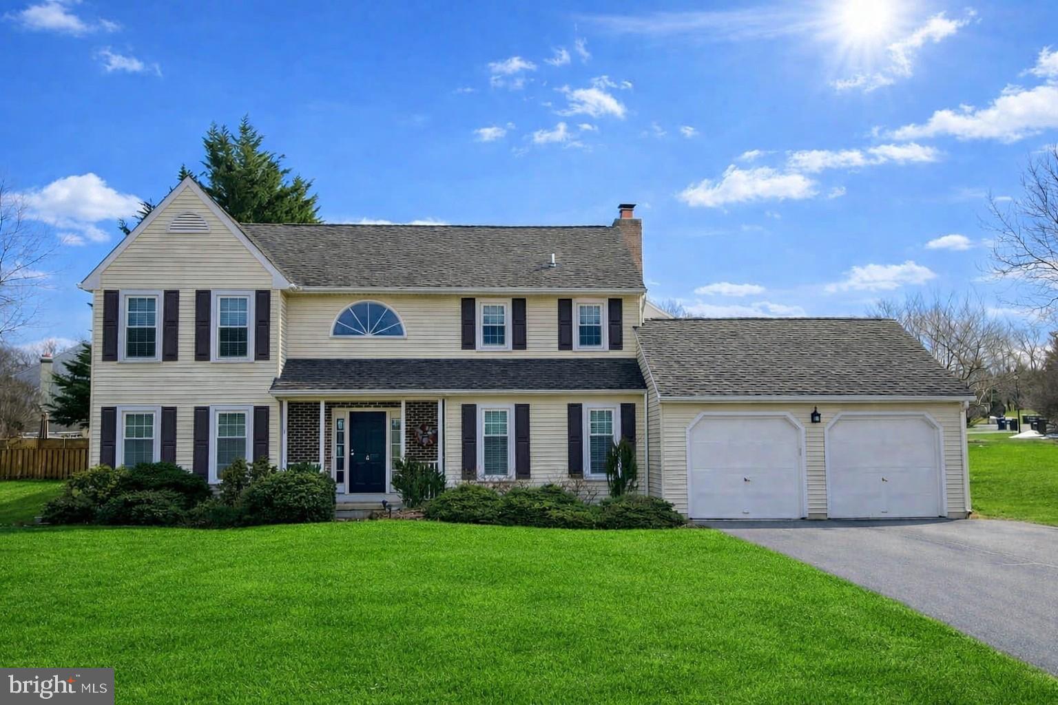 Welcome to sought-after Morningside neighborhood in the heart of Pike Creek! Situated on a beautiful half-acre corner lot with open spaces, this well-maintained 4-bedroom, 2.5-bath home offers light-filled living space with a fresh, neutral décor. Inside, you’ll find a spacious rooms including an expansive Living Room open to the Dining Room—perfect for entertaining. The Kitchen features updated appliances, newer flooring and countertops, and includes a sunny Breakfast Nook surrounded by windows and a vaulted ceiling with skylight. The inviting Family Room is highlighted by a cozy wood-burning fireplace and triple sliding glass doors leading to the Trex deck.  The first floor also includes a Powder Room, convenient Laundry Room, and oversized coat closet.  Upstairs, the spacious Primary Suite offers a walk-in closet, triple window and private full Bath. Three additional Bedrooms are well sized with ample closet space. A full hall Bath and linen closet complete the second level. Important updates include a newer roof, windows, HVAC system, Trex deck, and extensive fresh paint. The unfinished basement offers excellent storage or future finishing potential. Ideally located in desirable Pike Creek, this is an exceptional location near state and local parks, schools, and shopping. It is minutes from the University of Delaware and the Christiana Hospital. This home combines space, lots of light, updates, and a prime setting—ready for its next owner to enjoy. Owner is a licensed Realtor in the state of Delaware.