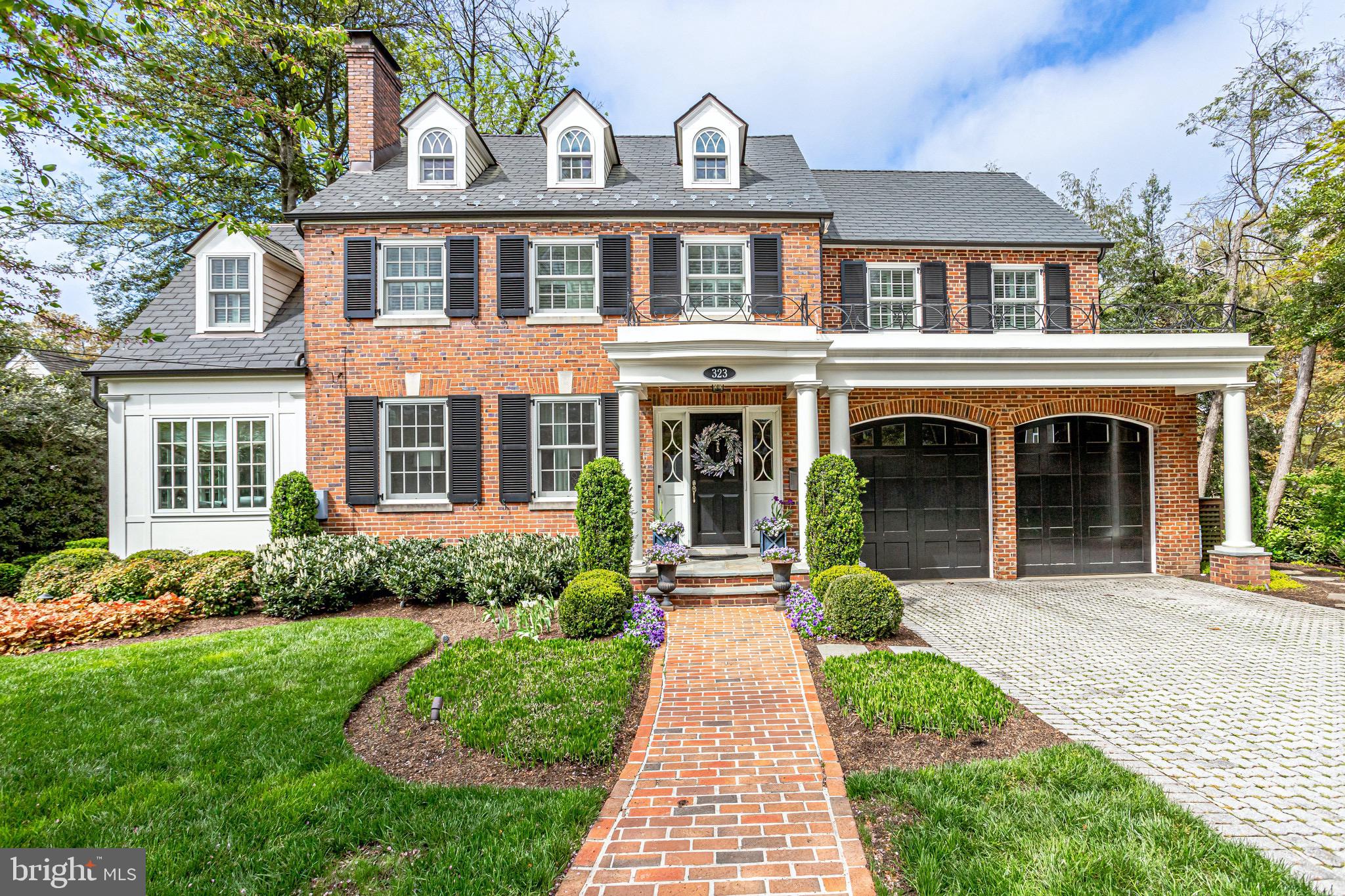 Situated on one of the most prestigious streets in Alexandria  this stately residence on Mansion Drive is a true show stopper.   The stately colonial   has been featured in Washingtonian Magazine, Houzz, Home & Design Magazine. This home is the first LEED certified renovation in all of Northern Virginia.    Designer finishes throughout,  a no expense spared top to bottom home renovation by Harry Braswell features a gourmet, eat-in  kitchen with Thermador appliances and leathered quartzite countertops.   High end finishes in all three en suite bathrooms and beyond.  The outdoor terrace  features an outdoor kitchen with built in grill, and a  fenced in yard  makes it idyllic for entertaining outdoors.    Just outside your own  back yard,   access tennis courts and a playground  that adds to your resort living on Mansion Drive.