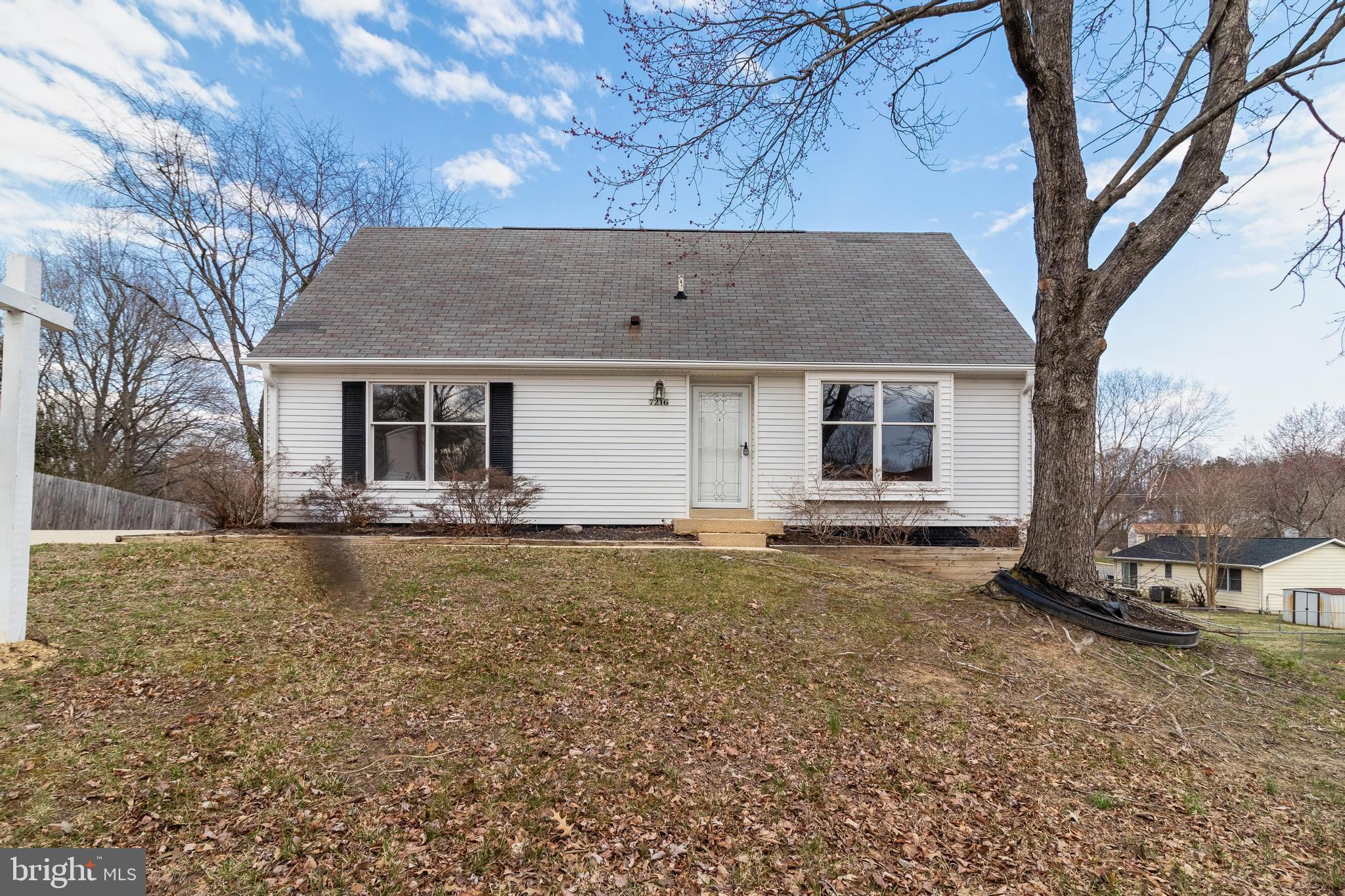 CHARMING CAPE COD with many recent updates, conveniently located.. Large driveway offering ample off-street parking.. The home welcomes you with new LVP flooring leading to a spacious kitchen.. Fresh paint and carpet throughout the home.. Flexible layout with two bedrooms on main level and two larger bedrooms on the upper level.. Finished basement offers great bonus space for entertaining.. Large rear deck was recently painted.. Newer HVAC unit.. Great home in a desirable location, won’t last long, schedule your showing today!!