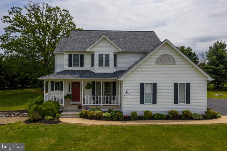 Beautiful colonial home in sought after Ni River Landing. Home features cozy front porch, gleaming hardwood floors, tiled flooring, granite counter-tops, breakfast bar, eating area leading to wonderful deck and private, fenced back-yard, built-ins, gas fireplace. Finished walk-out basement, features full bath, rec room, 4th bdrm (NTC), roof is only 1yr old, hot water heater 2yrs old, HVAC 5/20. Situated on over 2.3acres, in a cul-de-sac, close to shopping, dining, VRE, and preferred schools.