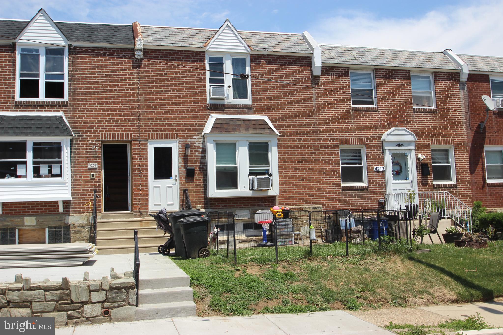 Don't miss this solid home in Northeast Philadelphia with 3 Large Bedrooms and 1 bath.  Two of the bedrooms have walkin closets for plenty of storage room. The living room is bright and open and flows into the dining room. The kitchen has been remodeled with beautiful newer appliances and a quartz countertop. The basement has a finished bonus room, laundry room, a 1 car garage and is a walk out. Some of the updates are a new 100-amp electrical system, newer plumbing, newer roof, newer thermal windows and newer hot water heater.