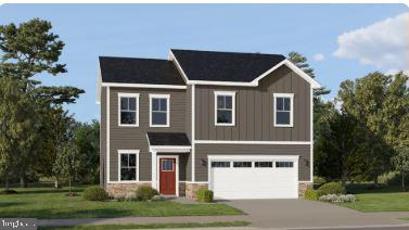 NEW CONSTRUCTION – ESTIMATED JULY 2026 DELIVERY! Welcome to the Hansom at Apple Harvest, a beautifully designed two-story home offering approximately 1,809 square feet of comfortable living space with 4 bedrooms, 2.5 bathrooms, a spacious loft, and a 2-car garage. The open-concept main level is thoughtfully designed for modern living, featuring a bright Great Room that flows seamlessly into the dining area and contemporary kitchen. The kitchen includes Frost White Quartz countertops, Barnett Duraform Harbor cabinetry, stainless steel appliances, a center island with seating, and abundant cabinet and countertop space. A convenient powder room and included washer and dryer add to the home's everyday functionality.

Upstairs, all four bedrooms are privately situated along with a versatile loft that can serve as a second living area, home office, playroom, or media space. The spacious owner's suite offers a large walk-in closet and a private bath with dual vanities, while the additional bedrooms provide generous space for family or guests.
Apple Harvest is a sought-after master-planned community featuring exceptional amenities including a community swimming pool, pool house, playgrounds, tot lots, pocket parks, and scenic green spaces. Conveniently located near Route 45, I-81, and the Martinsburg MARC Station, residents enjoy easy access to commuting, shopping, dining, and entertainment at The Commons, North Mall, and Martinsburg Plaza. Outdoor recreation is just minutes away at Ambrose Park, Poor House Farm Park, and the Berkeley 2000 Recreation Center.
Photos are of a similar home. Home features, finishes, colors, pricing, incentives, and availability are subject to change without notice. Closing costs and other buyer-paid fees are not included in the list price. School attendance zones are subject to change; buyers should verify current Martinsburg school assignments.